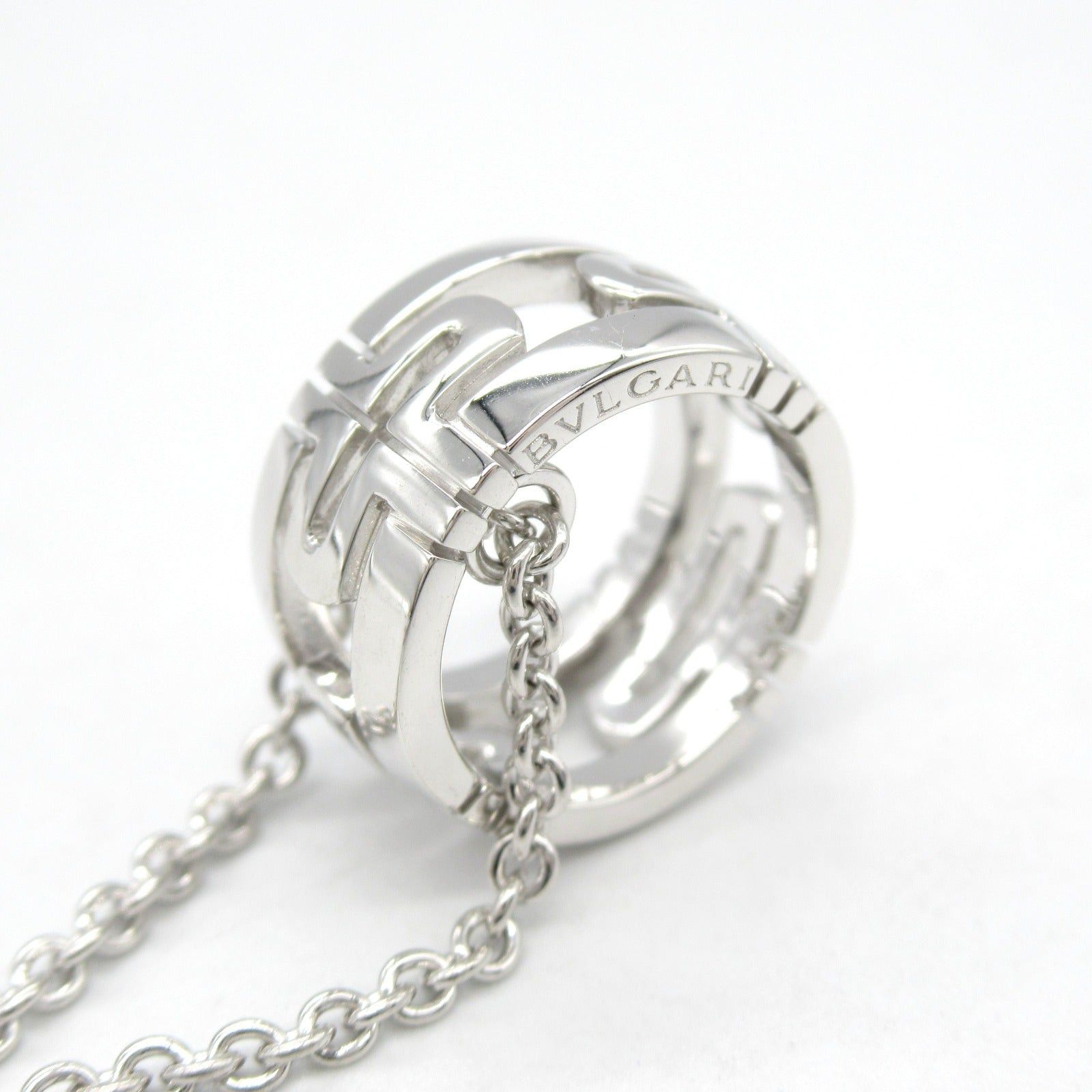 Bvlgari Bvlgari Parentesi Necklace K18Wg (White Gold) Silver Size ONE SIZE - 6 Thumbnail
