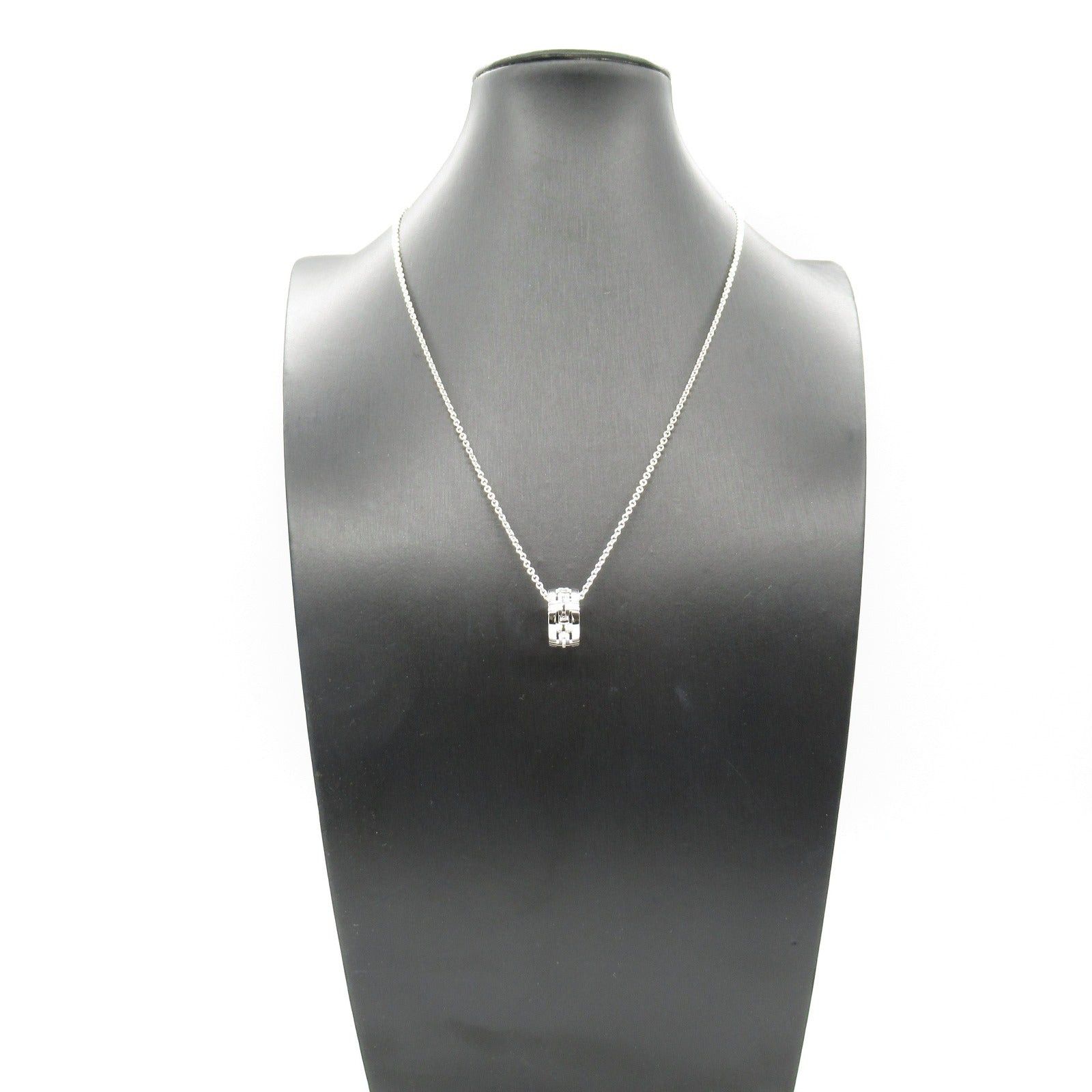 Bvlgari Bvlgari Parentesi Necklace K18Wg (White Gold) Silver Size ONE SIZE - 8 Thumbnail