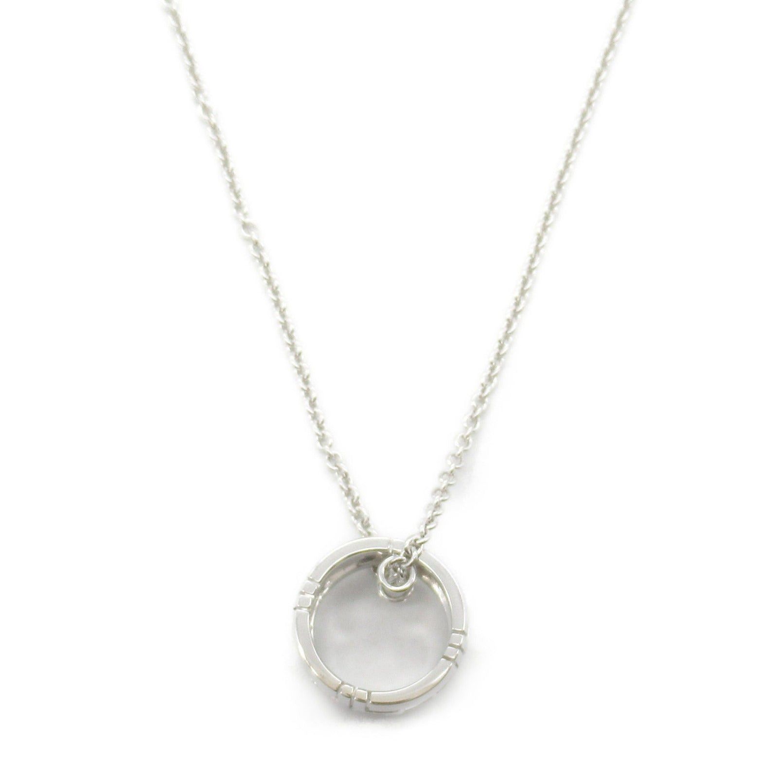 Bvlgari Bvlgari Parentesi Necklace K18Wg (White Gold) Silver Size ONE SIZE - 2 Thumbnail
