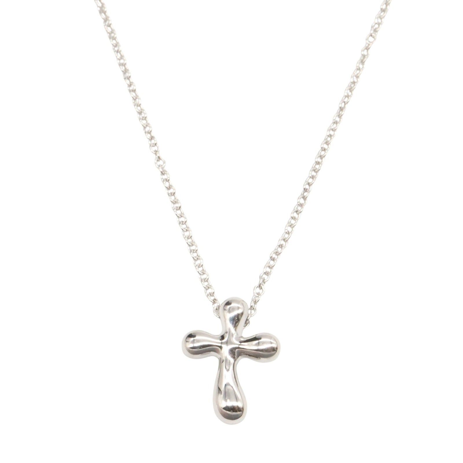 Tiffany & Co. Tiffany Co Cloth Necklace Pt950 Platinum Silver Size ONE SIZE - 2 Thumbnail