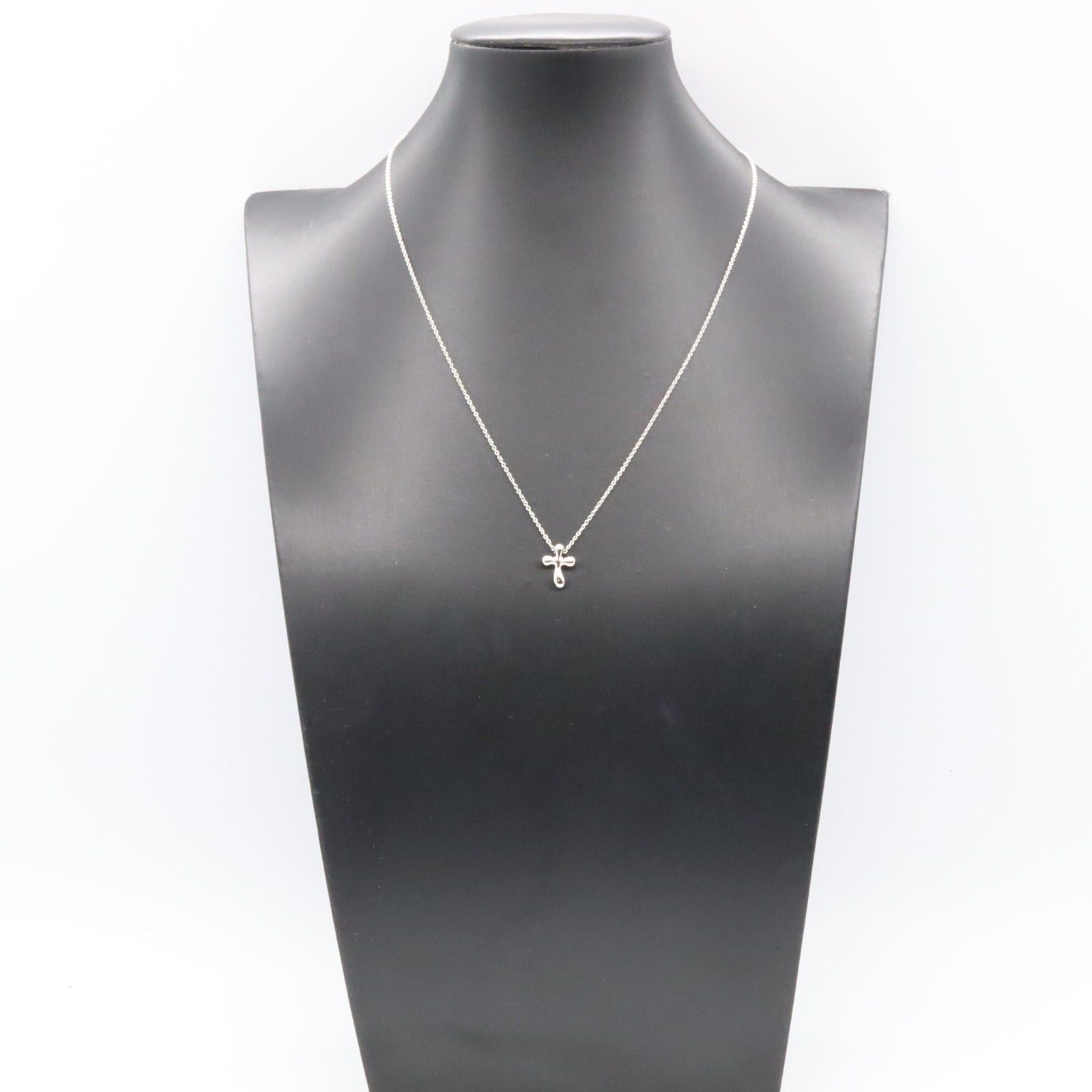 Tiffany & Co. Tiffany Co Cloth Necklace Pt950 Platinum Silver Size ONE SIZE - 6 Thumbnail