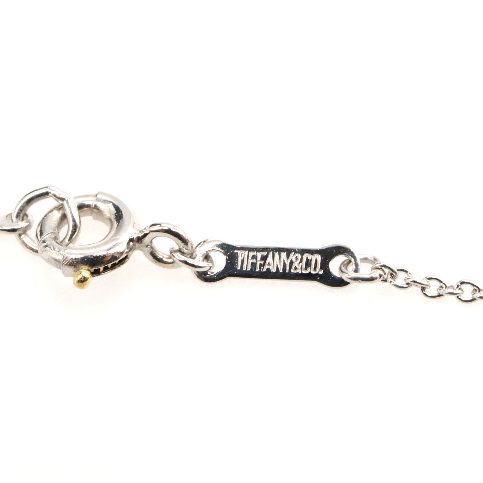 Tiffany & Co. Tiffany Co Cloth Necklace Pt950 Platinum Silver Size ONE SIZE - 4 Thumbnail