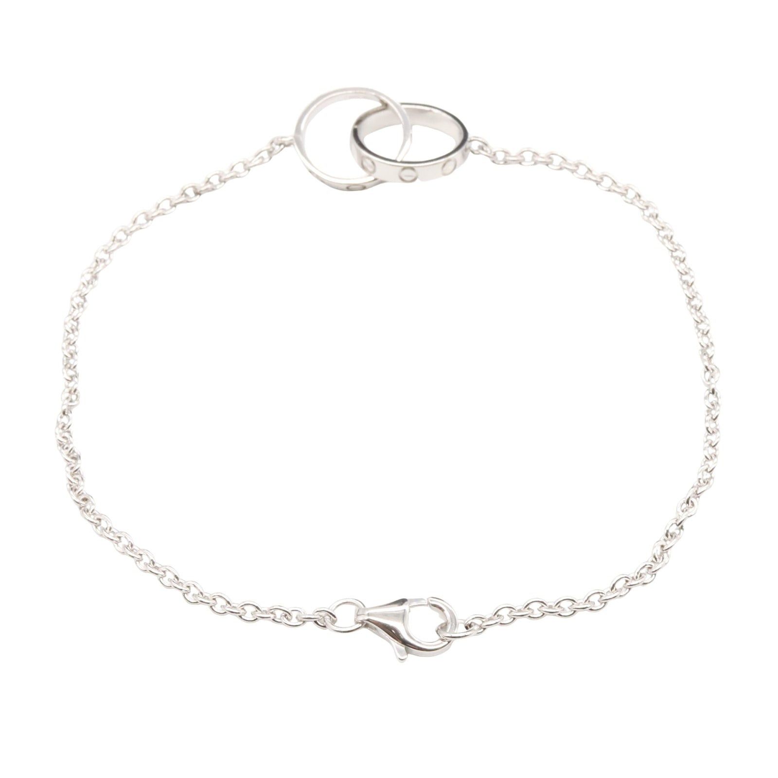 Cartier Cartier Baby Love Bracelet K18Wg (White Gold) Silver Size ONE SIZE - 2 Thumbnail