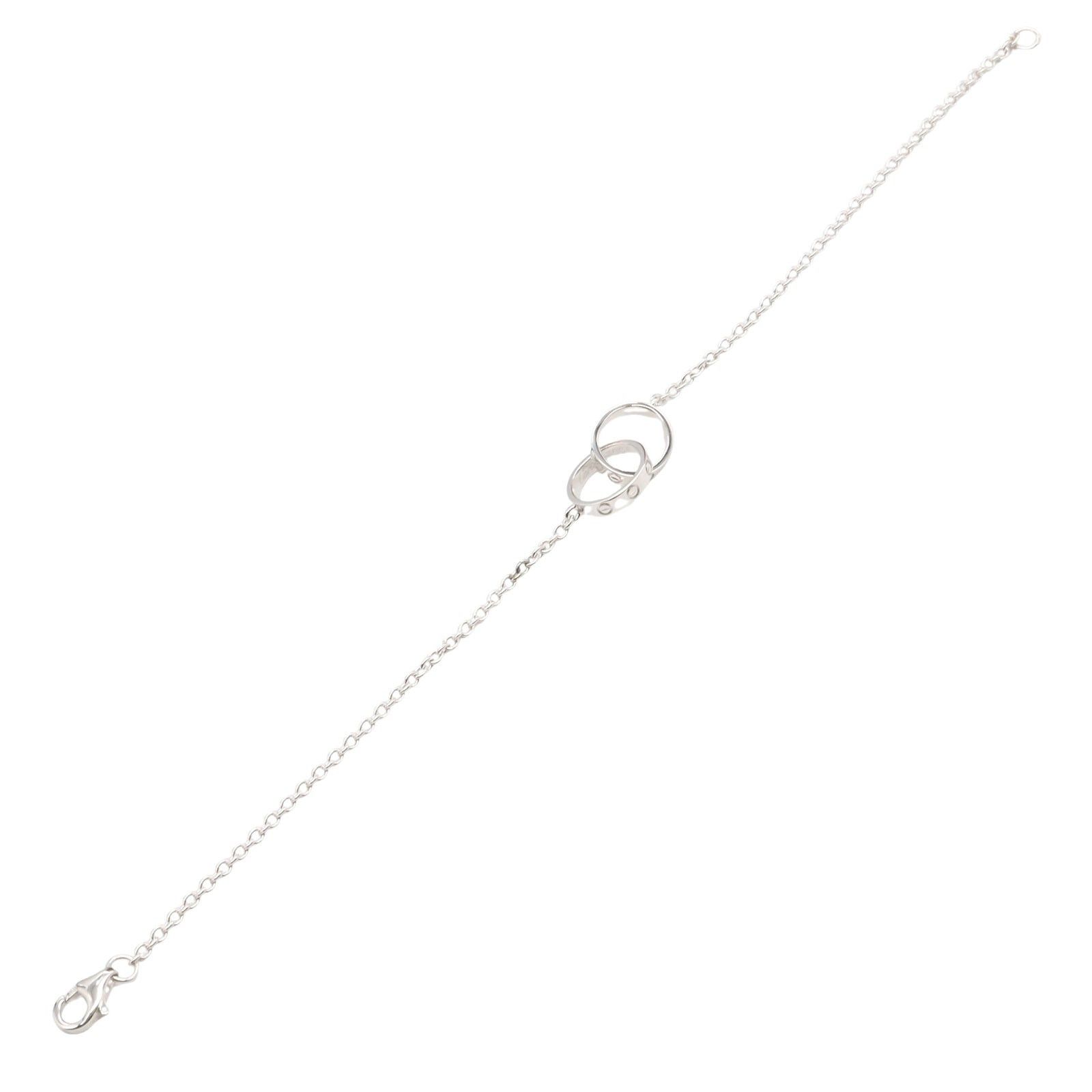 Cartier Cartier Baby Love Bracelet K18Wg (White Gold) Silver Size ONE SIZE - 3 Thumbnail
