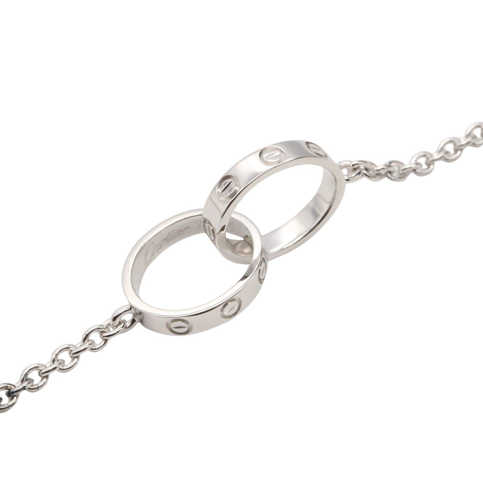 Cartier Cartier Baby Love Bracelet K18Wg (White Gold) Silver Size ONE SIZE - 4 Thumbnail
