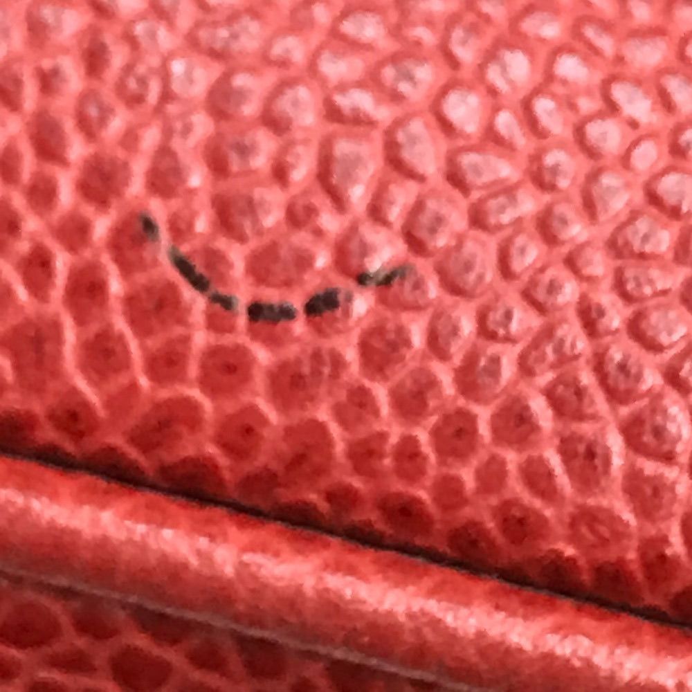 Chanel Chanel Cc Coma Mark Landscape Orientation Cosmetic Pouch Briefcase Handbag Caviar Skin Women Red And Gold Hardware Size ONE SIZE - 8 Thumbnail