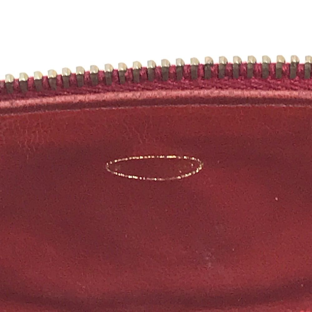 Chanel Chanel Cc Coma Mark Landscape Orientation Cosmetic Pouch Briefcase Handbag Caviar Skin Women Red And Gold Hardware Size ONE SIZE - 10 Thumbnail