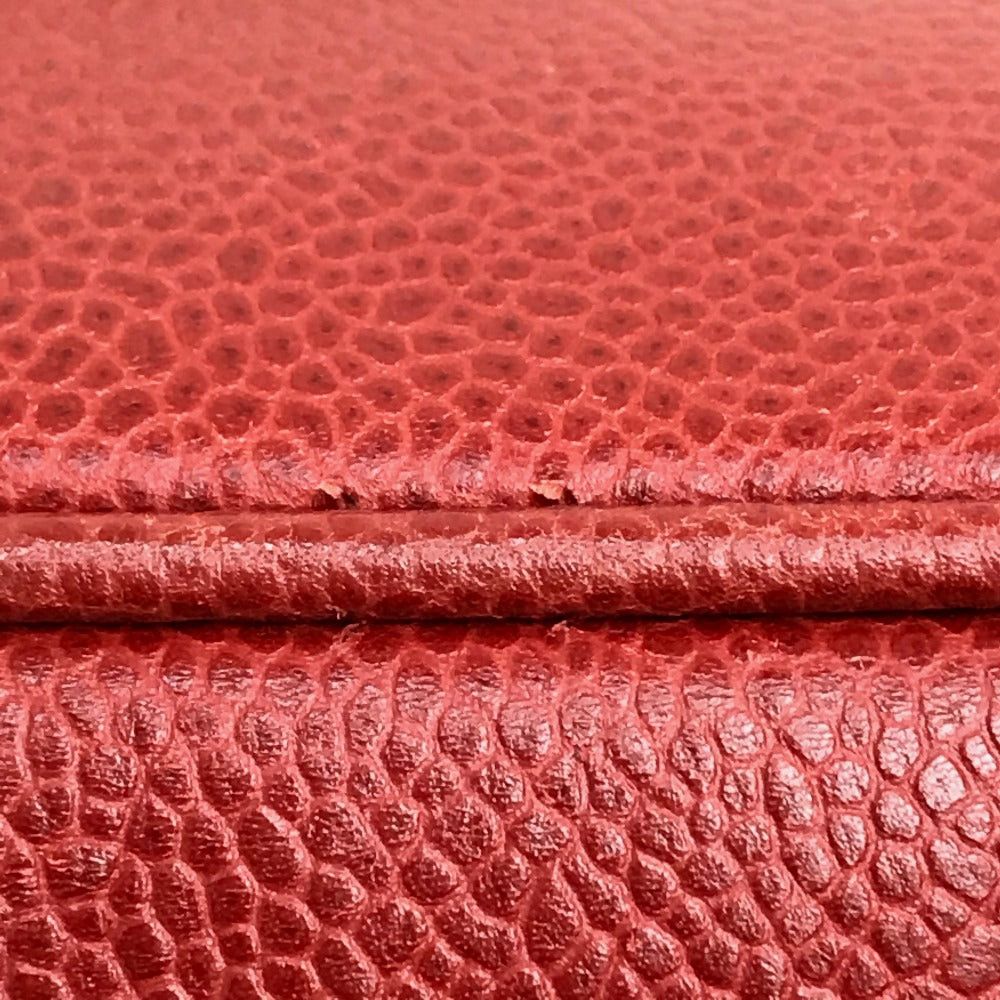 Chanel Chanel Cc Coma Mark Landscape Orientation Cosmetic Pouch Briefcase Handbag Caviar Skin Women Red And Gold Hardware Size ONE SIZE - 7 Thumbnail