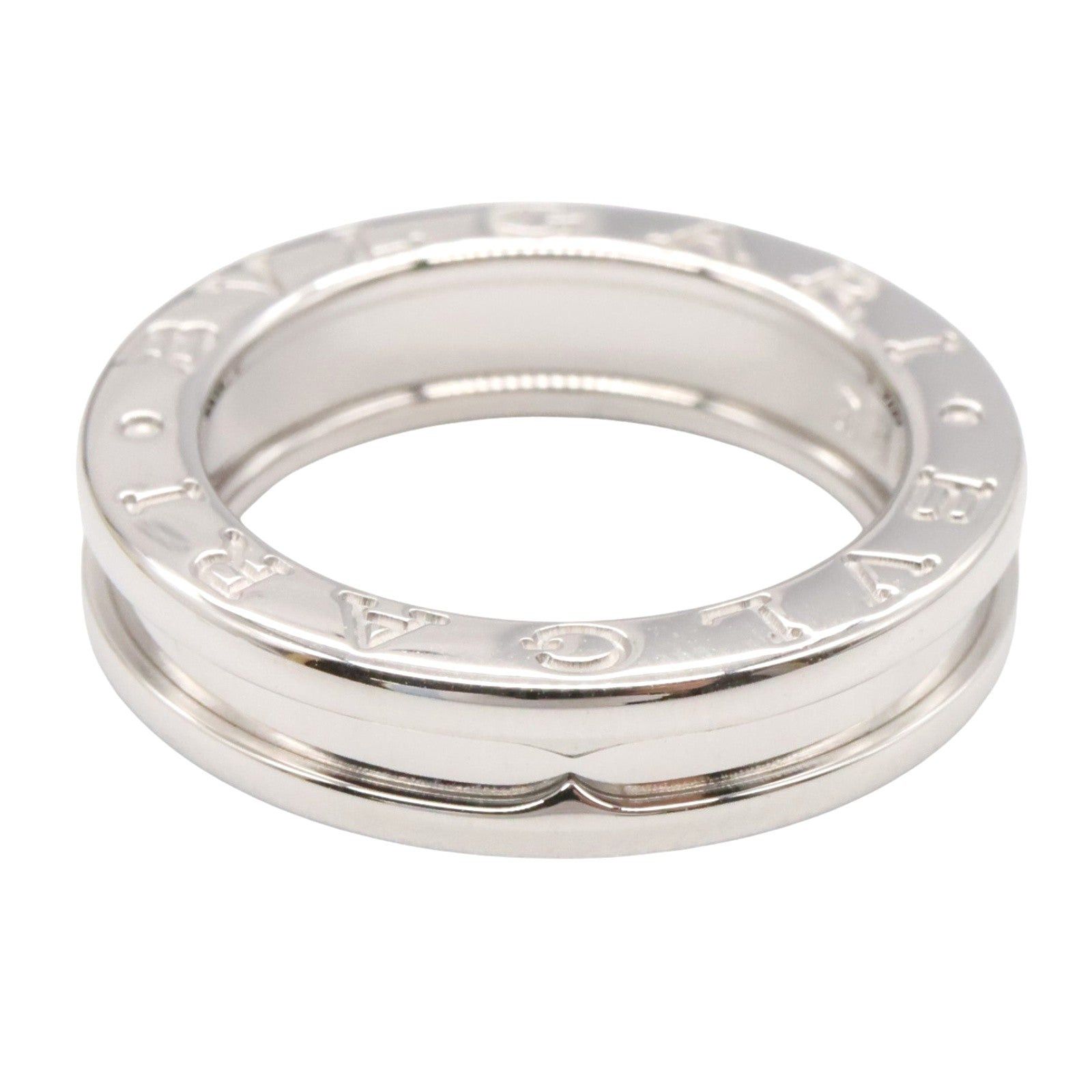 Bvlgari Bvlgari B Zero One Ring 1Belt K18Wg (White Gold) Silver Size ONE SIZE - 3 Thumbnail