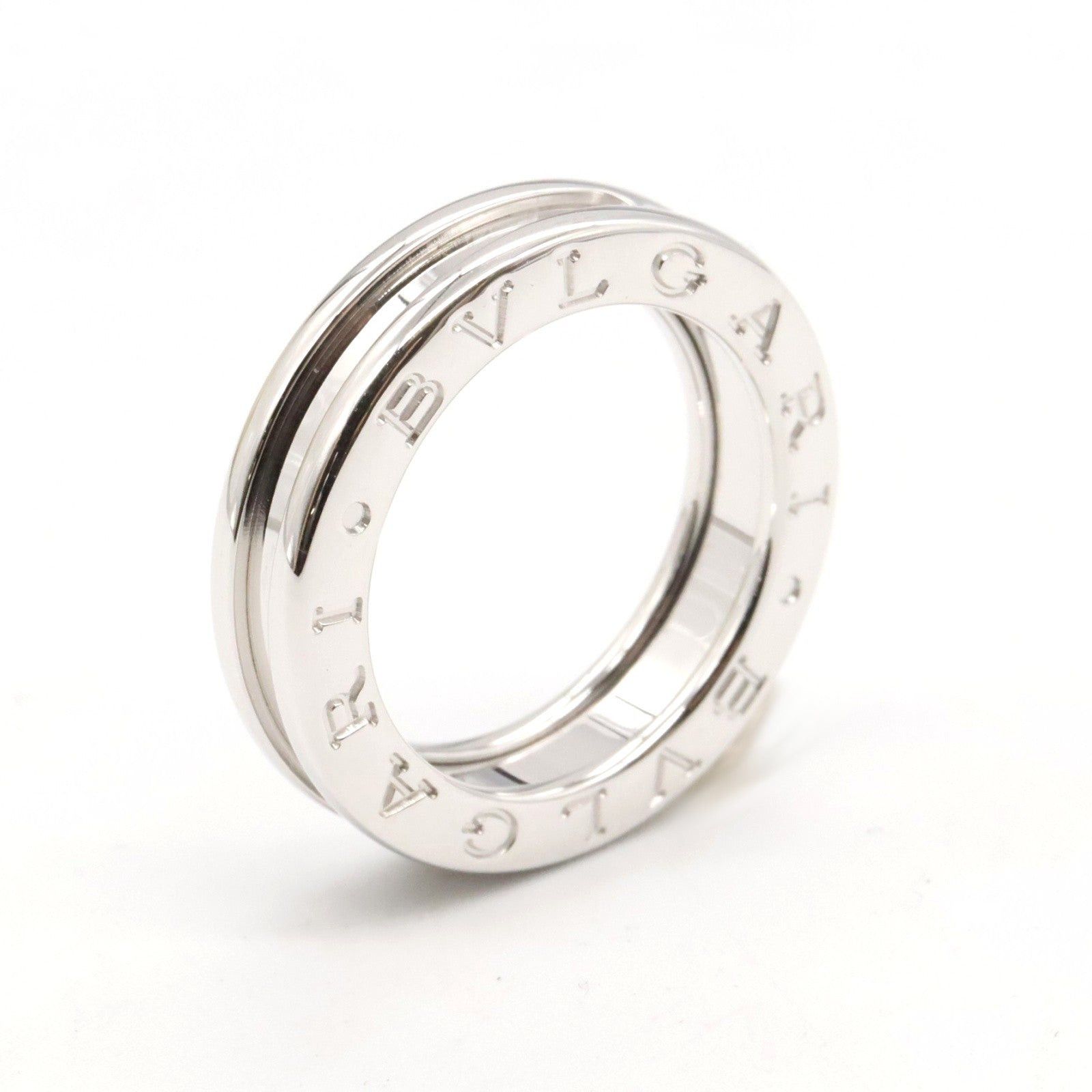Bvlgari Bvlgari B Zero One Ring 1Belt K18Wg (White Gold) Silver Size ONE SIZE - 4 Thumbnail
