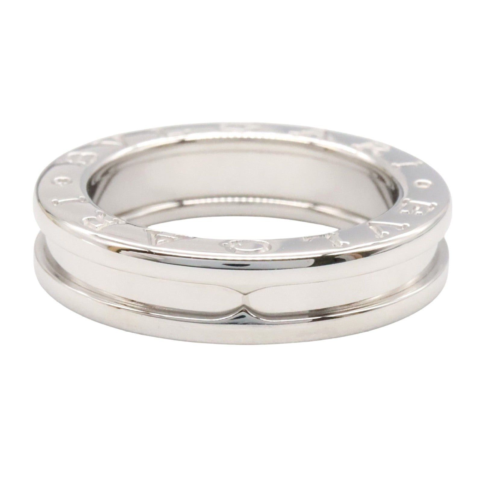 Bvlgari Bvlgari B Zero One Ring 1Belt K18Wg (White Gold) Silver Size ONE SIZE - 2 Thumbnail