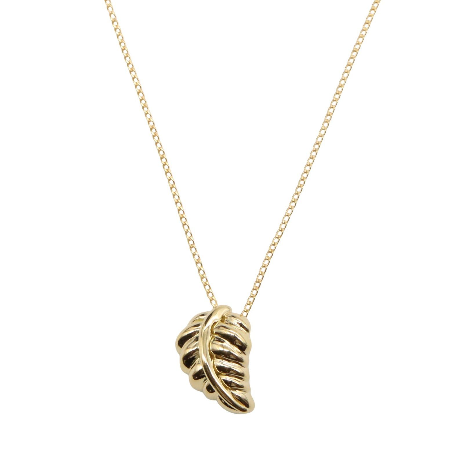 Tiffany & Co. Tiffany Co Leaf Necklace K18 (Yellow Gold) Gold Size ONE SIZE - 2 Thumbnail