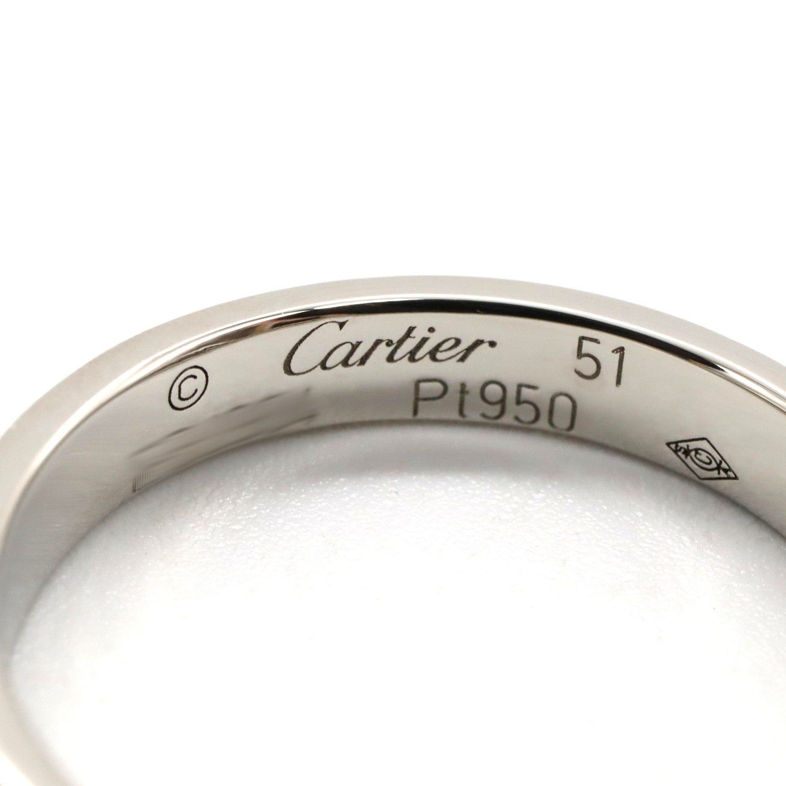 Cartier Cartier Mini Love Ring Pt950 Platinum Silver Size ONE SIZE - 4 Thumbnail