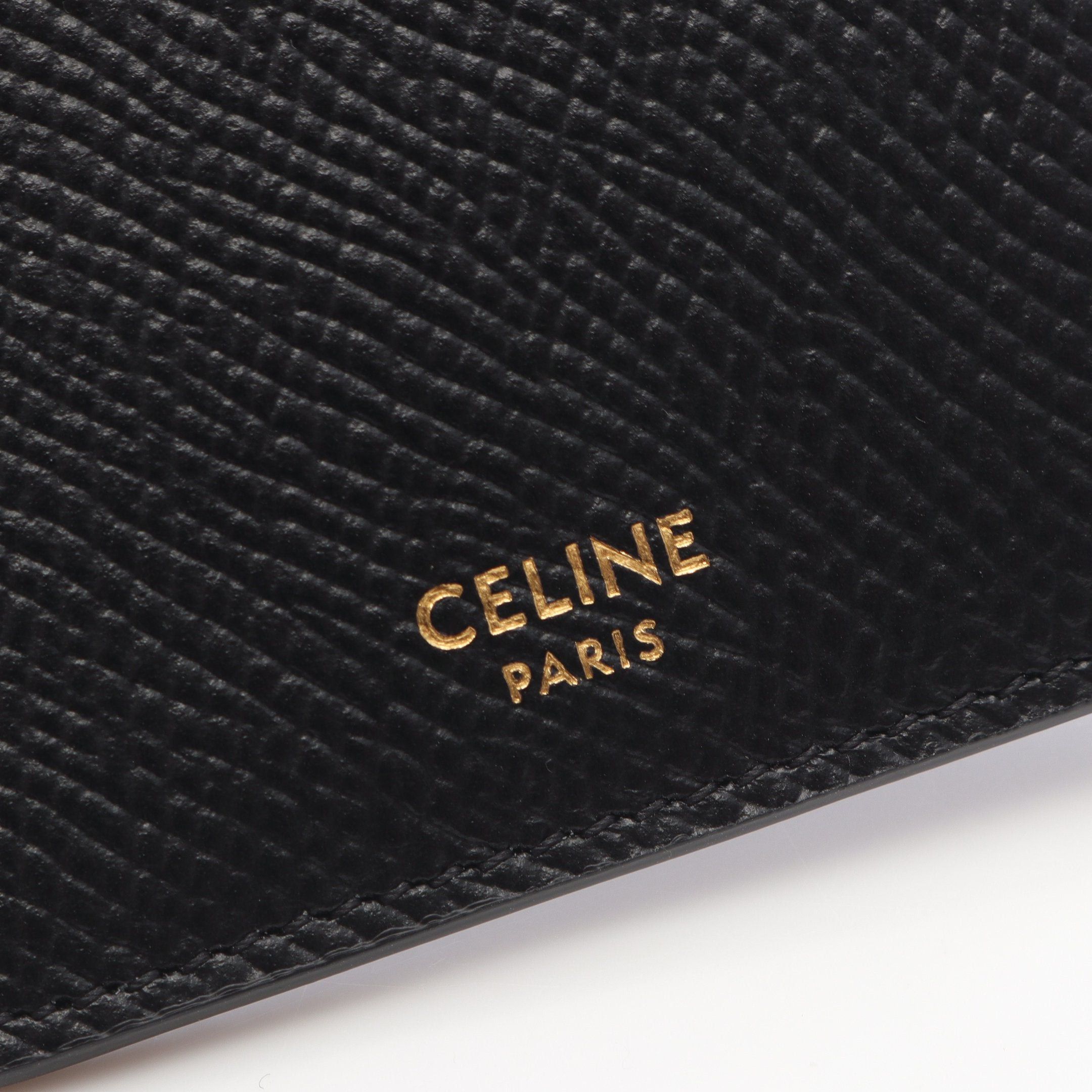 Celine Celine Compact Zipped Card Holder Case Leather Black Size ONE SIZE - 4 Thumbnail