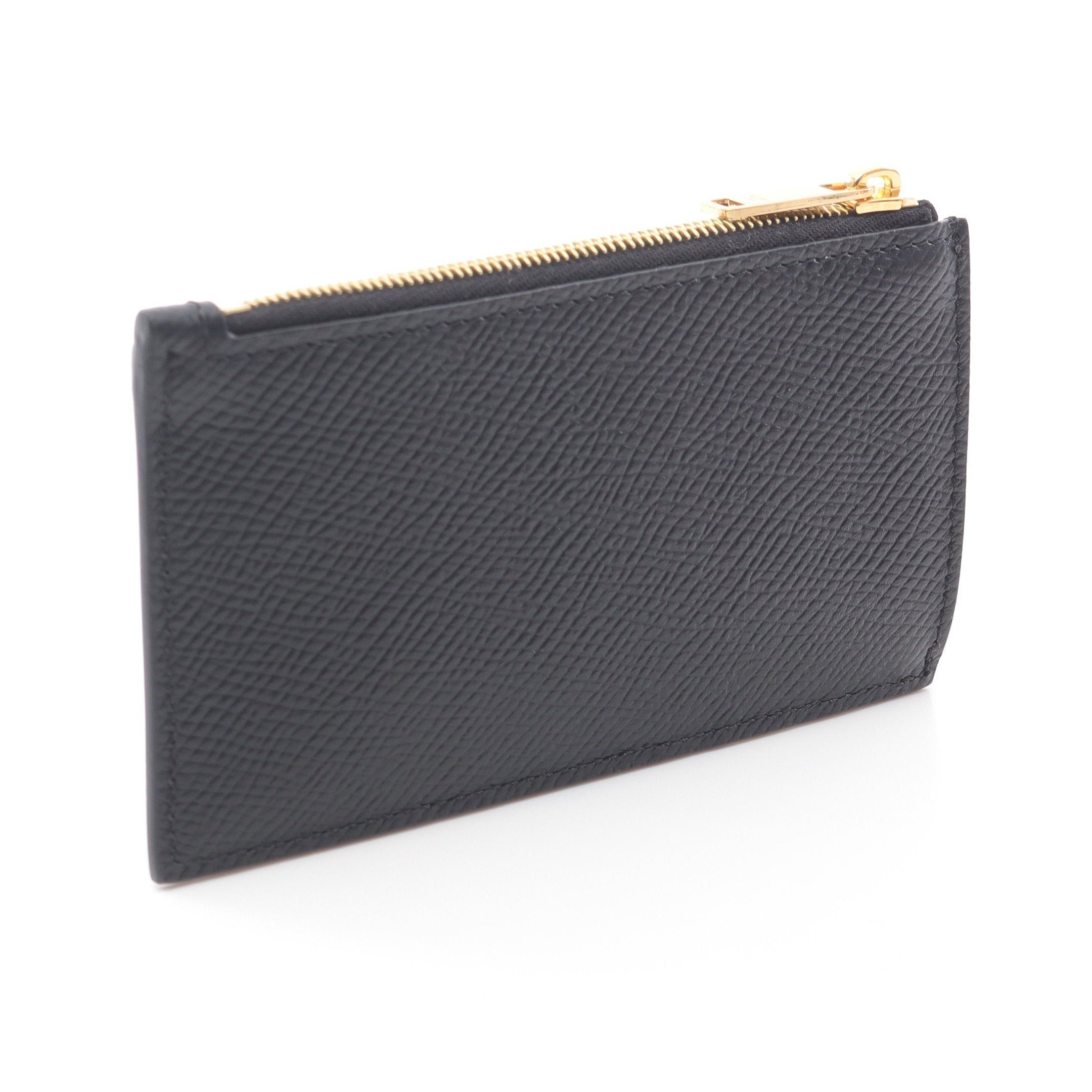 Celine Celine Compact Zipped Card Holder Case Leather Black Size ONE SIZE - 2 Thumbnail