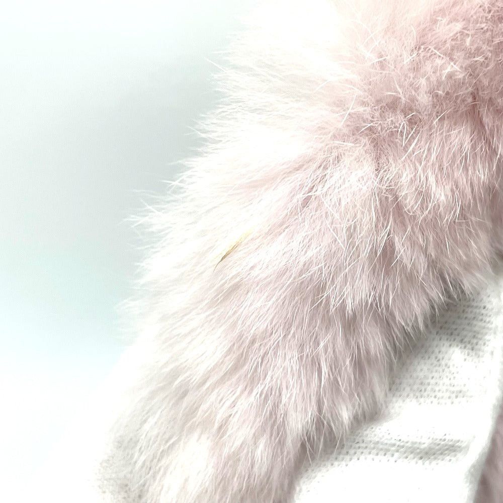 Louis Vuitton Louis Vuitton M70272 Lv Logo Shallp Tippet Fur Scarf Silk Women Pink Size ONE SIZE - 9 Thumbnail