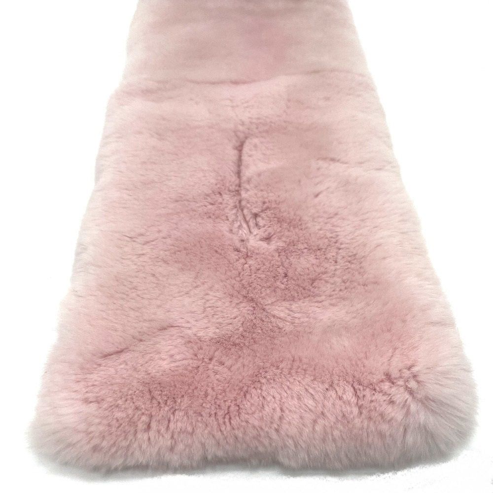 Louis Vuitton Louis Vuitton M70272 Lv Logo Shallp Tippet Fur Scarf Silk Women Pink Size ONE SIZE - 2 Thumbnail