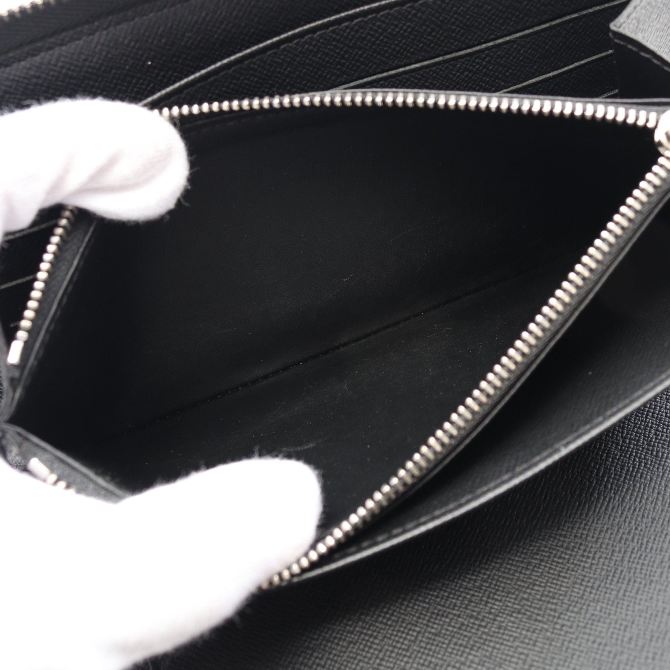 Louis Vuitton Louis Vuitton Zippy Organiser Damier Graphite Round Zipper Long Wallet Black Size ONE SIZE - 6 Thumbnail