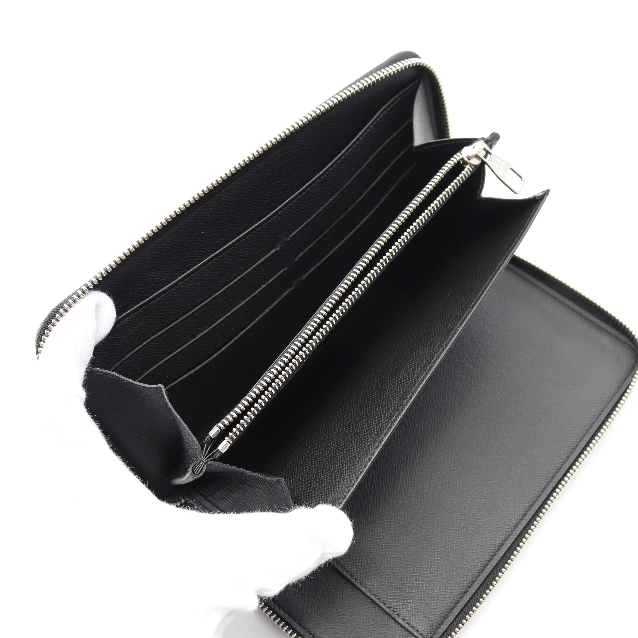 Louis Vuitton Louis Vuitton Zippy Organiser Damier Graphite Round Zipper Long Wallet Black Size ONE SIZE - 3 Thumbnail
