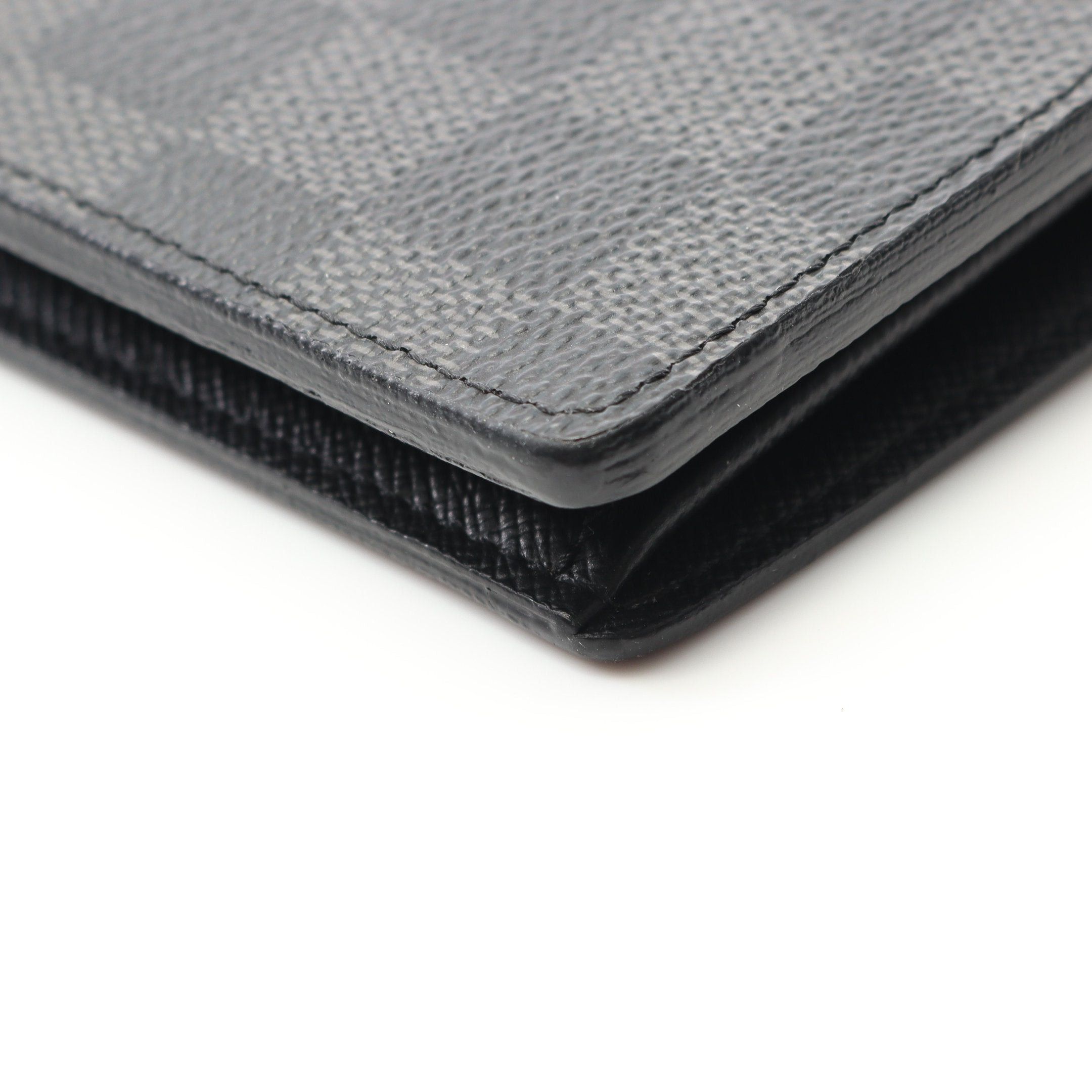 Louis Vuitton Louis Vuitton Portefeuil Brother Damier Graphite Bi-Fold Long Wallet Leather Black Size ONE SIZE - 9 Thumbnail