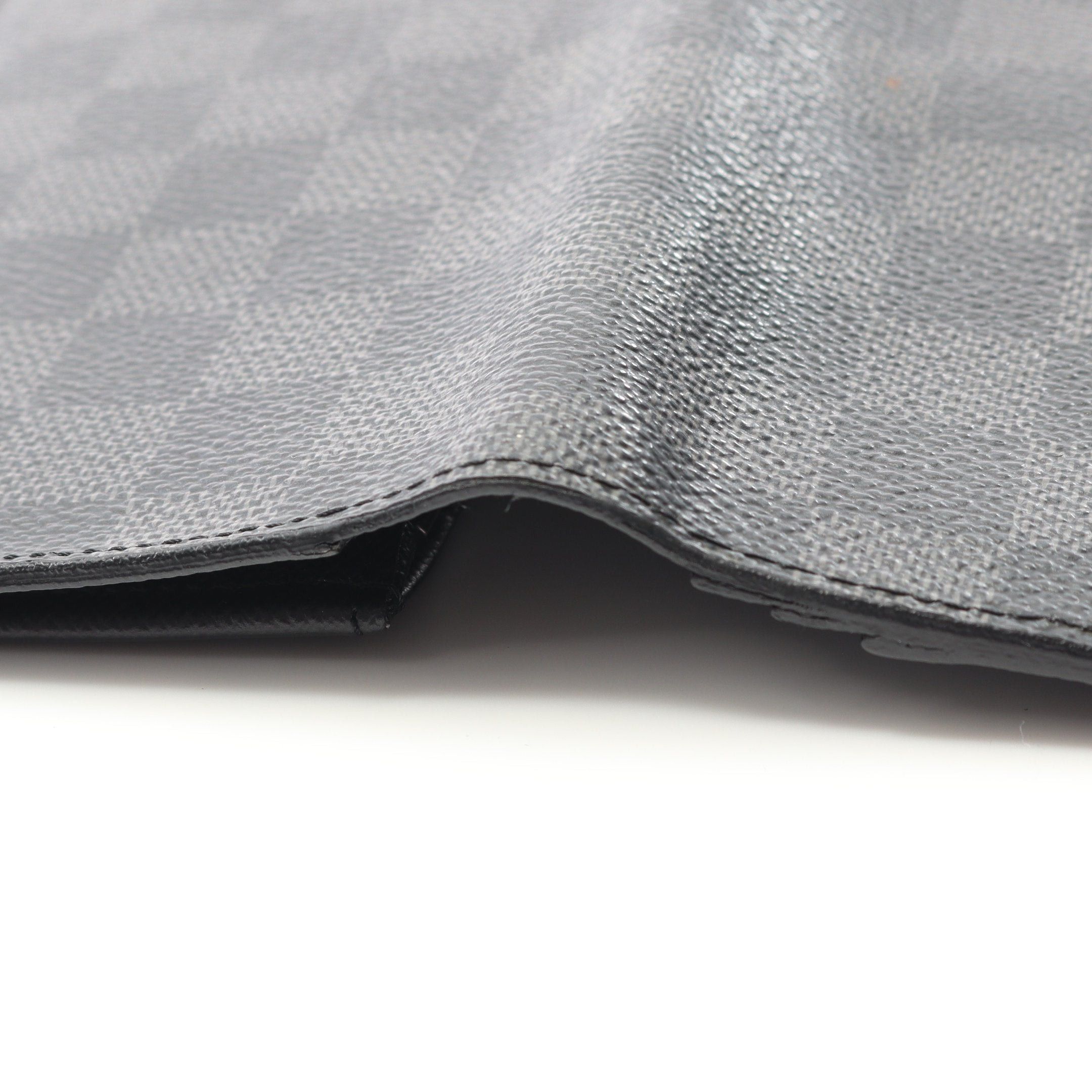 Louis Vuitton Louis Vuitton Portefeuil Brother Damier Graphite Bi-Fold Long Wallet Leather Black Size ONE SIZE - 8 Thumbnail