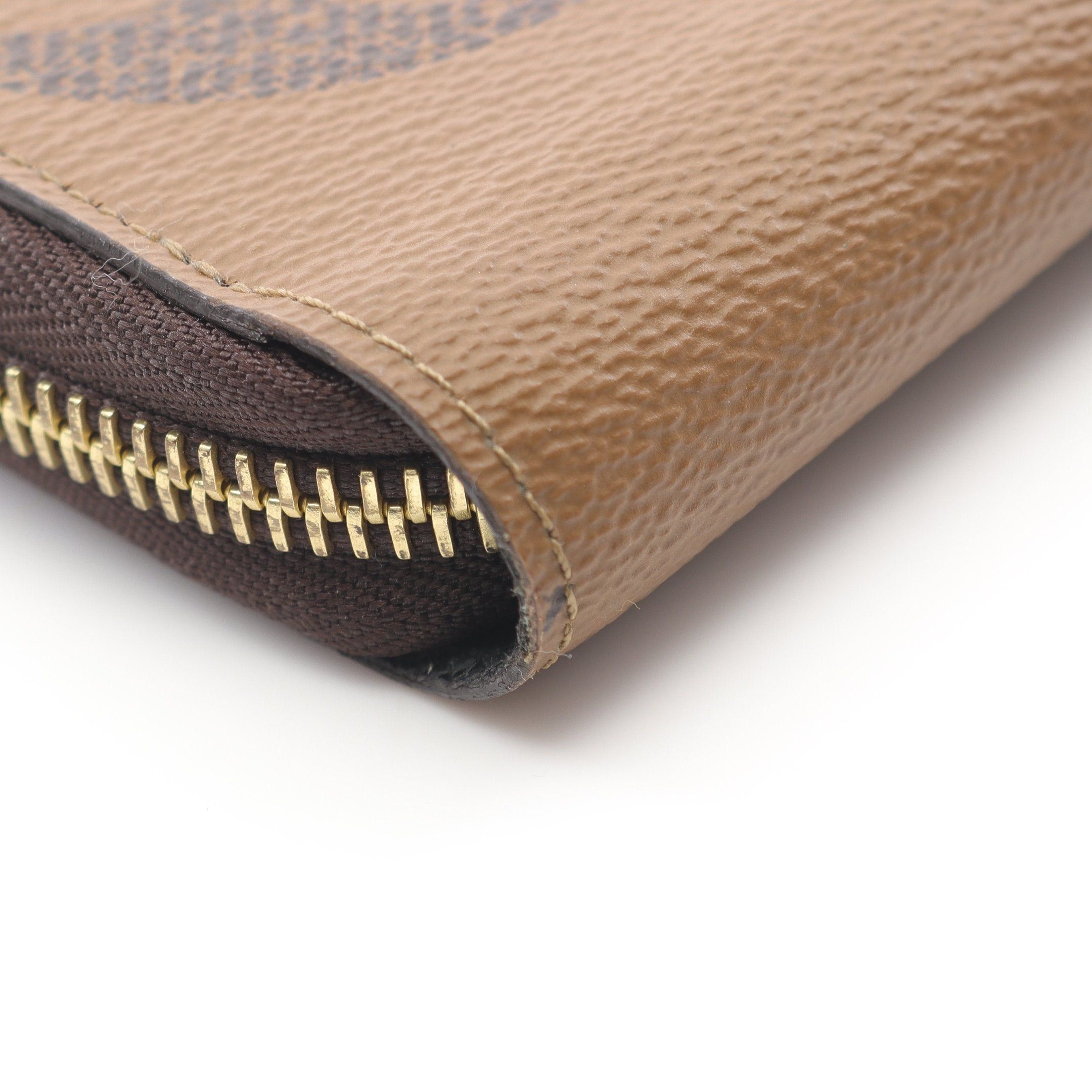 Louis Vuitton Louis Vuitton Zippy Wallet Monogram Giant Reverse Round Zipper Long Leather Light Brown Size ONE SIZE - 11 Thumbnail