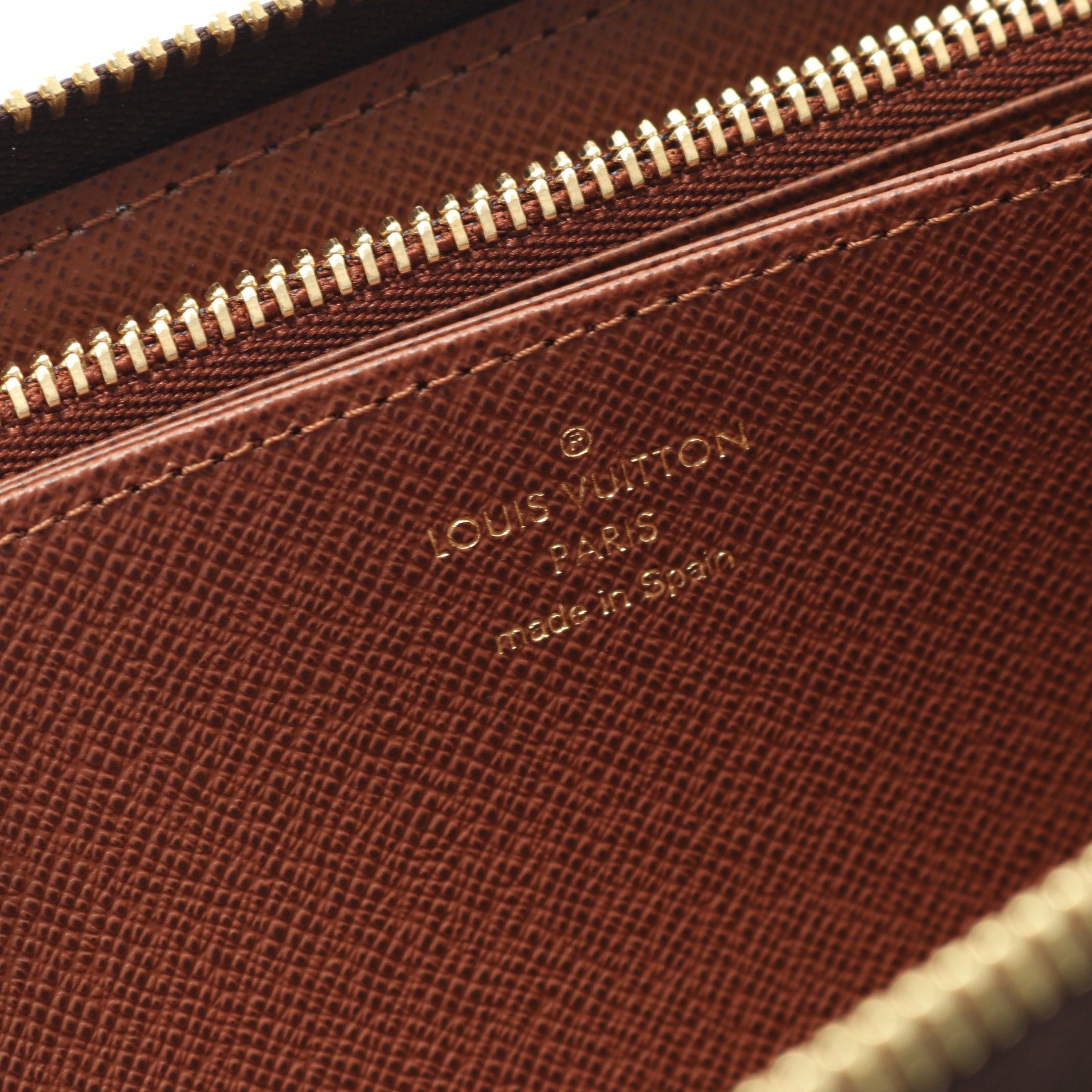 Louis Vuitton Louis Vuitton Zippy Wallet Monogram Round Zipper Long Brown Size ONE SIZE - 4 Thumbnail