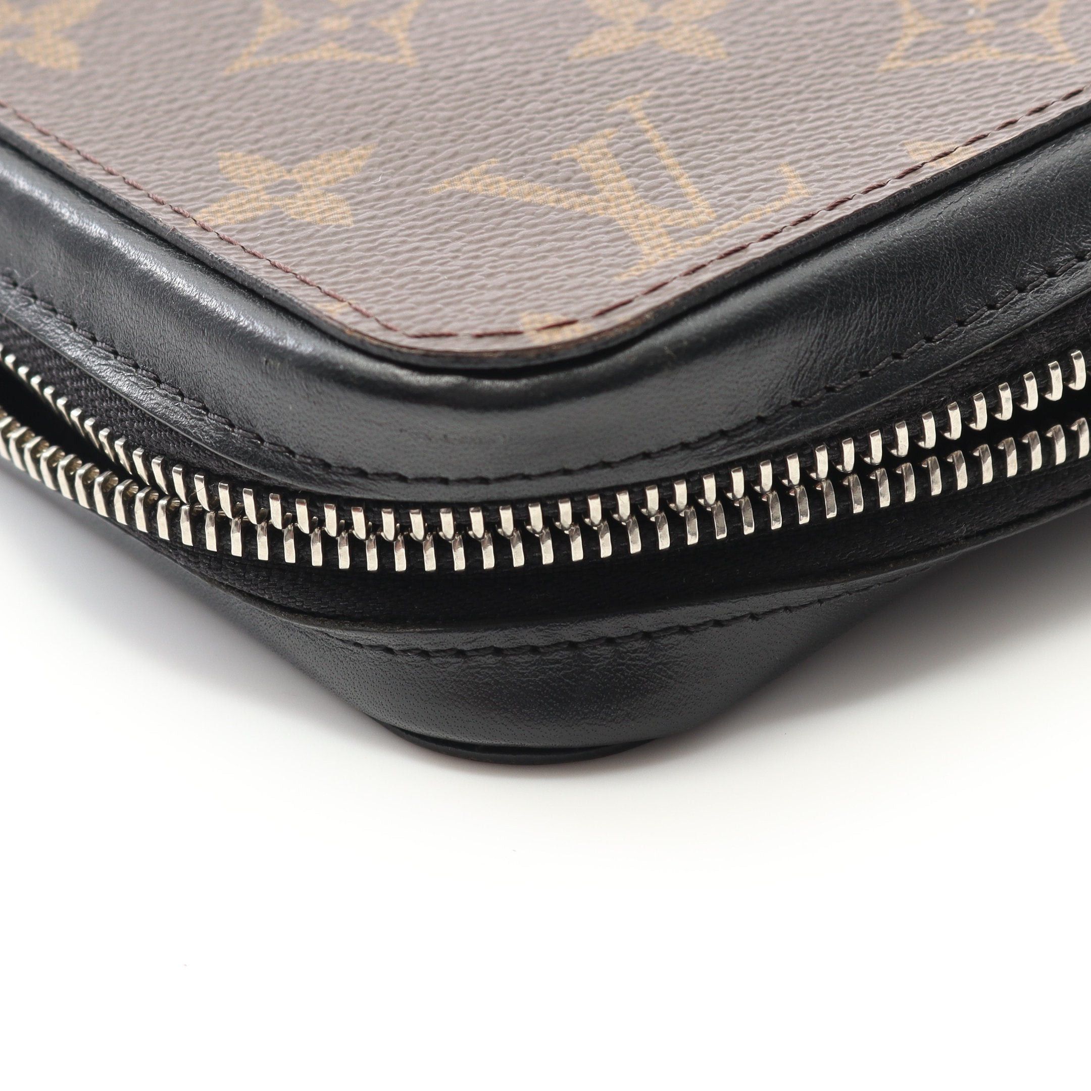 Louis Vuitton Louis Vuitton Zippy Xl Monogram Macassar Travel Case Round Zipper Long Wallet Leather Brown Size ONE SIZE - 8 Thumbnail