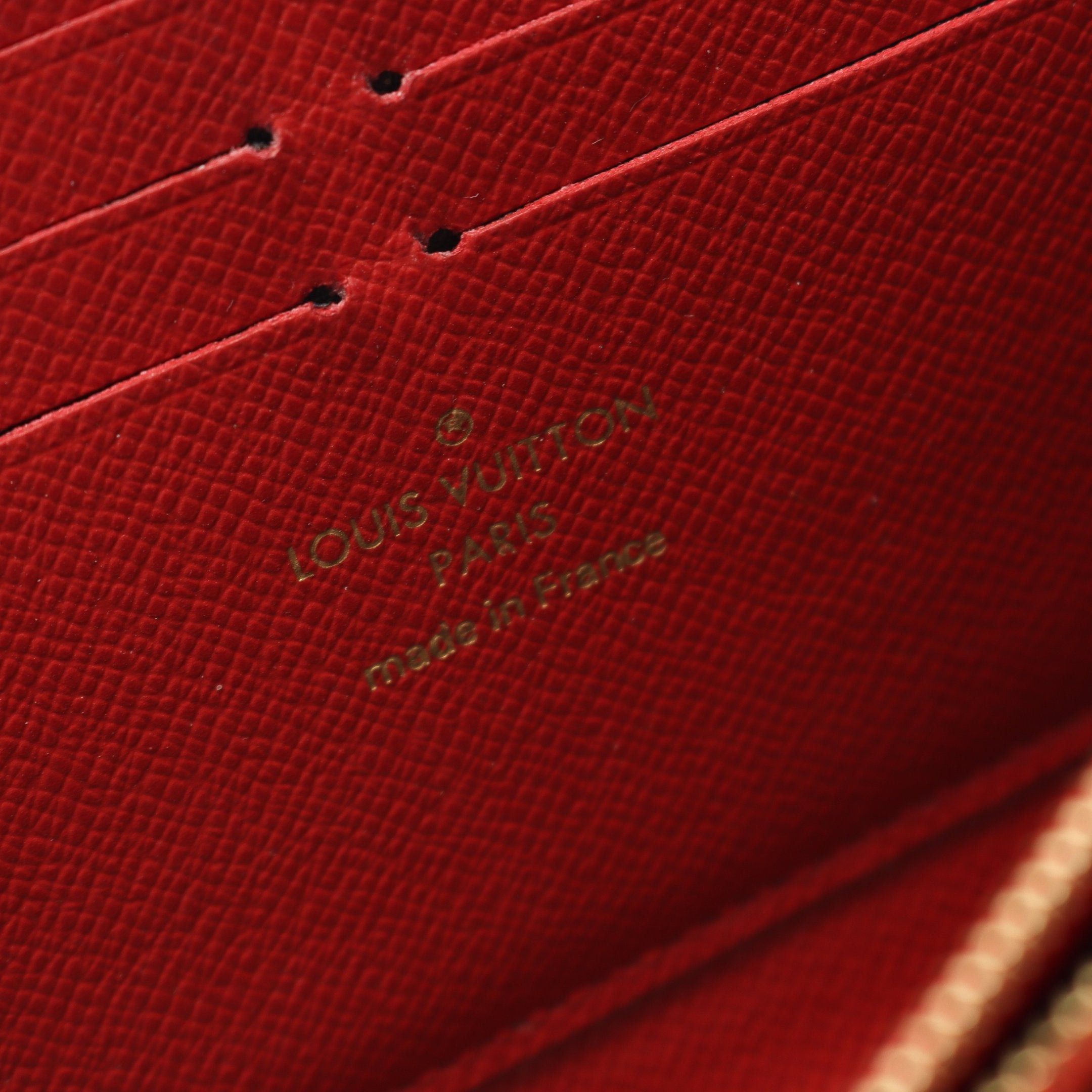 Louis Vuitton Louis Vuitton Zippy Wallet Retiro Monogram Cerise Round Zipper Long Leather Brown Red Size ONE SIZE - 4 Thumbnail