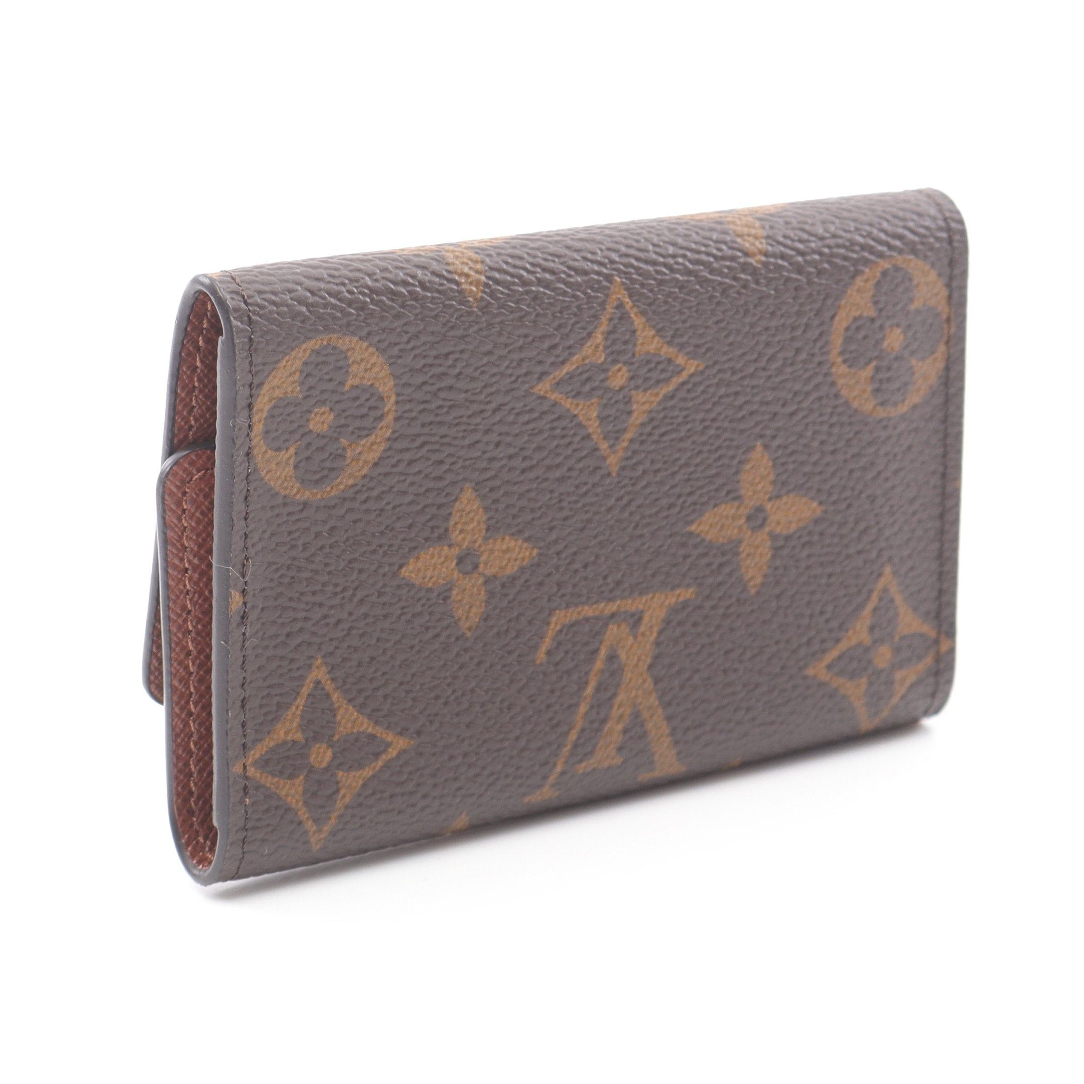 Louis Vuitton Louis Vuitton Multicle 6 Monogram Key Case Brown Size ONE SIZE - 2 Thumbnail