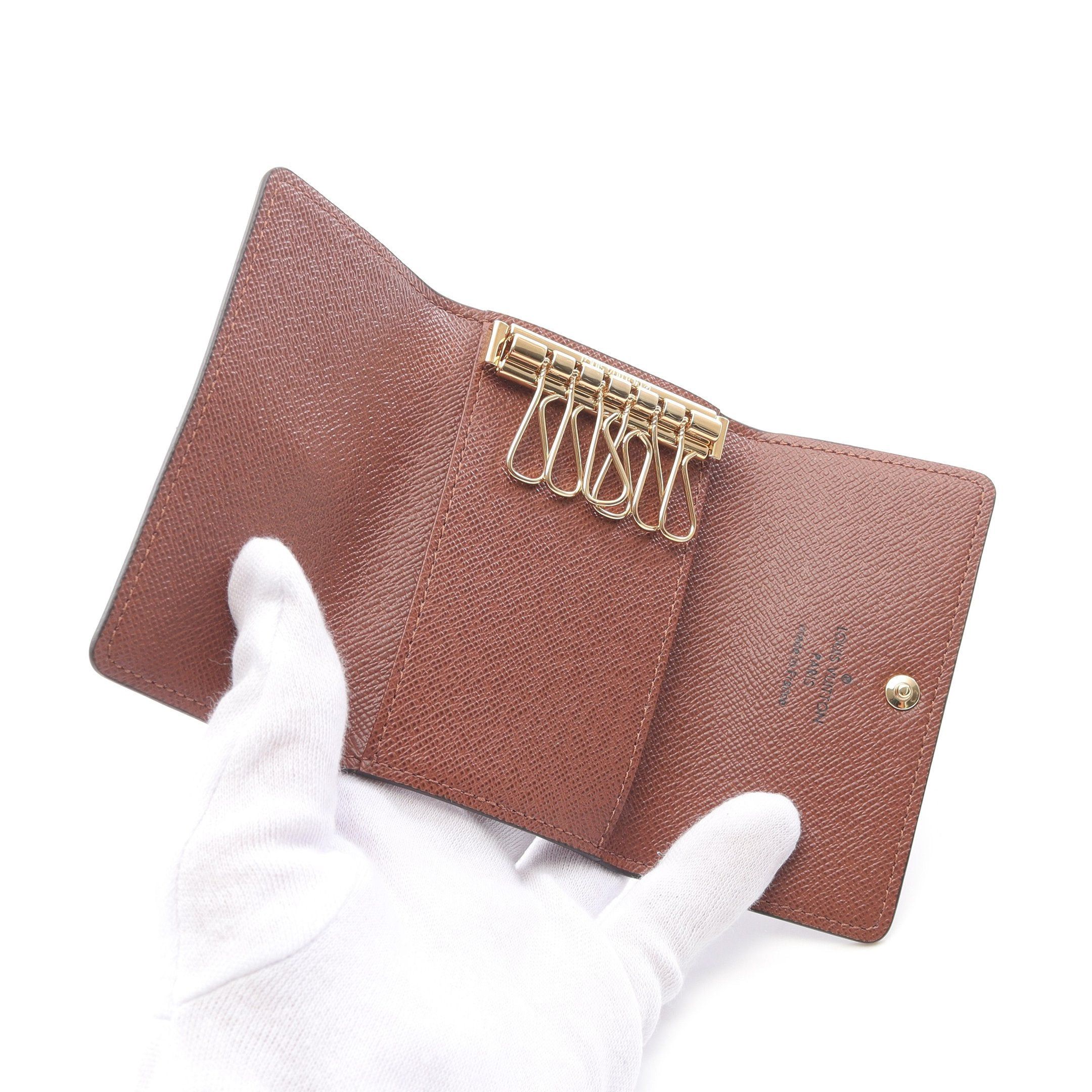 Louis Vuitton Louis Vuitton Multicle 6 Monogram Key Case Brown Size ONE SIZE - 3 Thumbnail