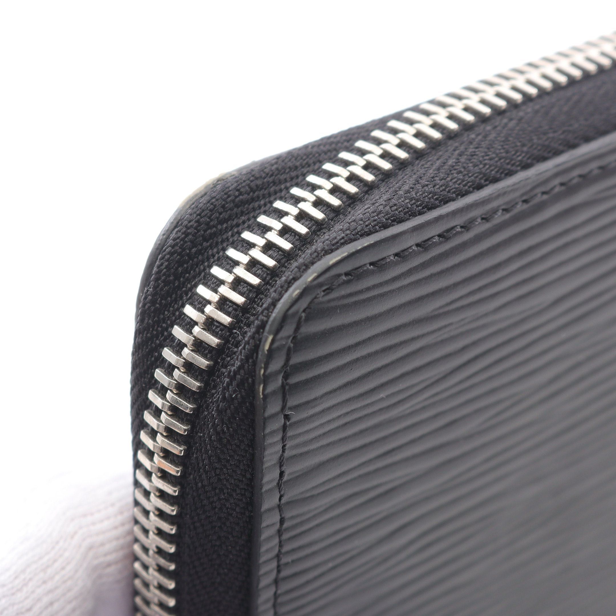 Louis Vuitton Louis Vuitton Zippy Wallet Epi Noir Round Zipper Long Leather Black Size ONE SIZE - 7 Thumbnail
