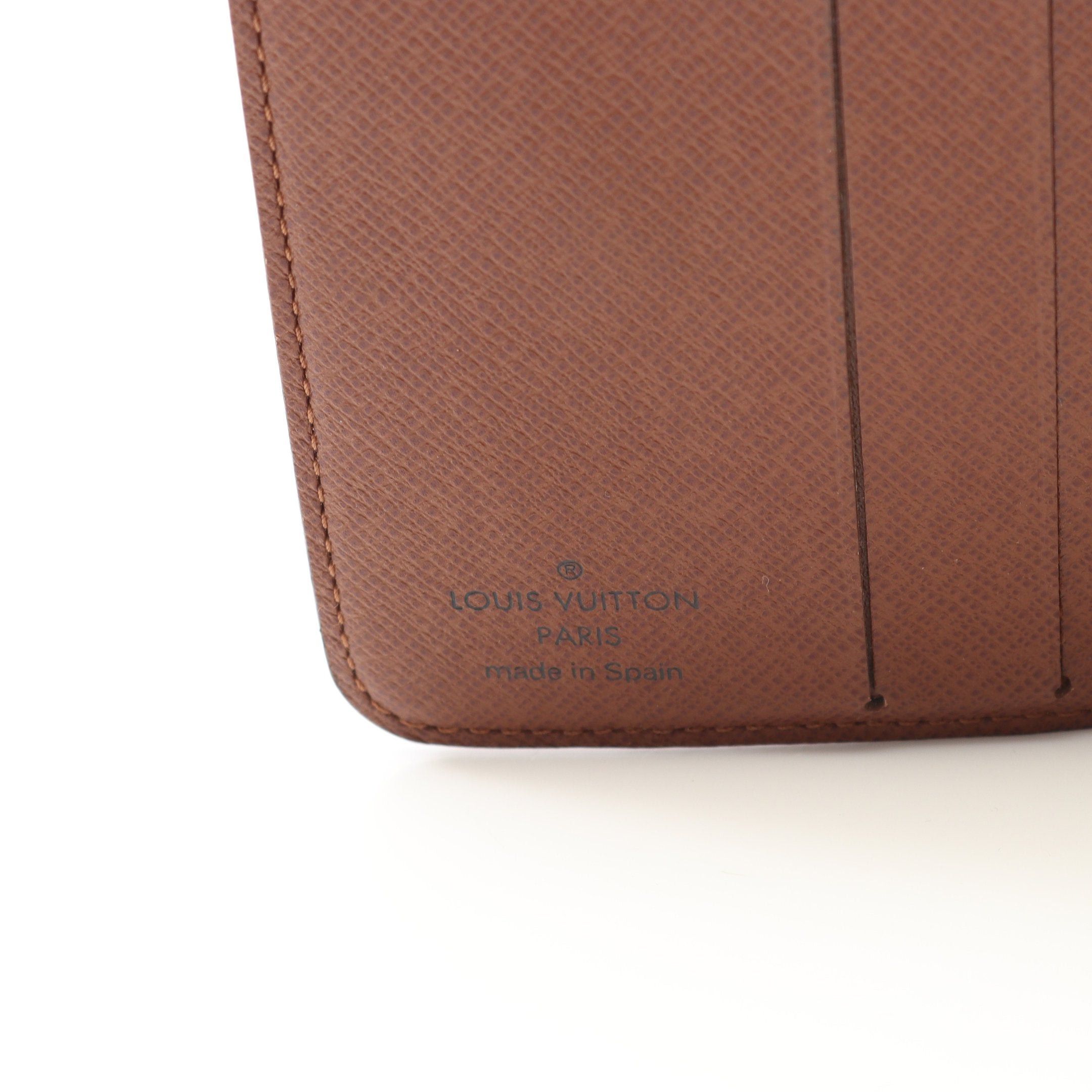 Louis Vuitton Louis Vuitton Compact Zip Monogram Bi-Fold Wallet Brown Size ONE SIZE - 4 Thumbnail