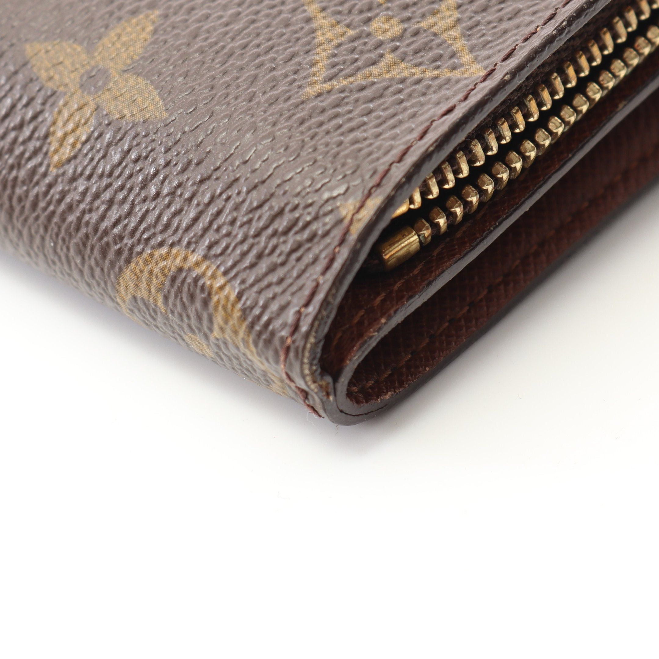 Louis Vuitton Louis Vuitton Compact Zip Monogram Bi-Fold Wallet Brown Size ONE SIZE - 9 Thumbnail