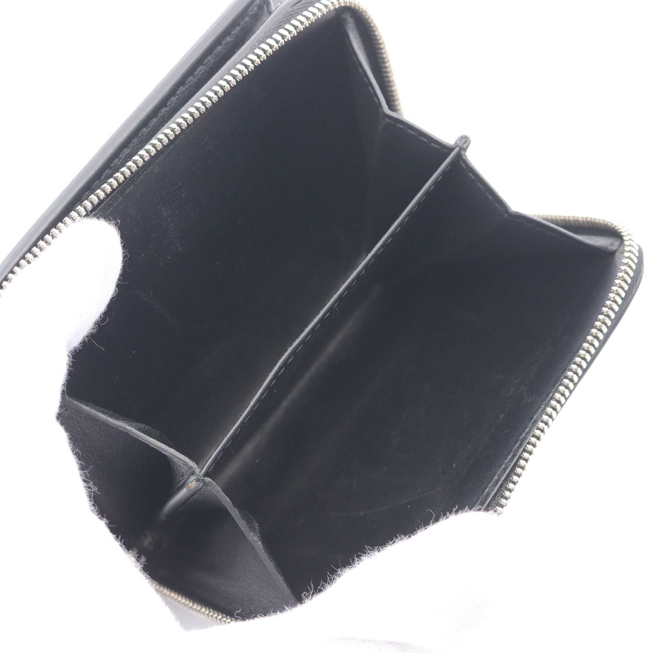 Balenciaga Balenciaga Everyday Billfold Bi-Fold Wallet Leather Black Size ONE SIZE - 4 Thumbnail