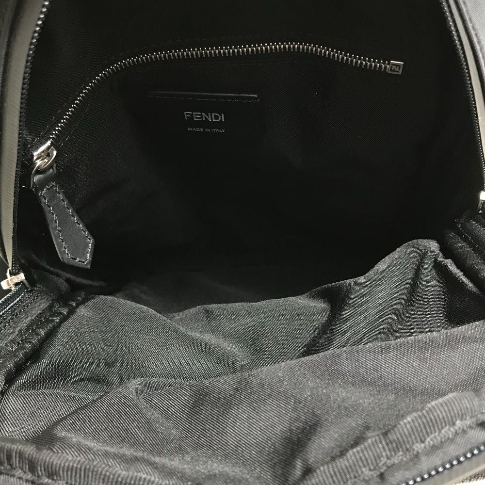 Fendi Fendi 7Vz049 Belt Bag Zukka Ff Pattern Briefcase Cross Body Shoulder Fabric/Leather Men Nero Black/Red Size ONE SIZE - 9 Thumbnail