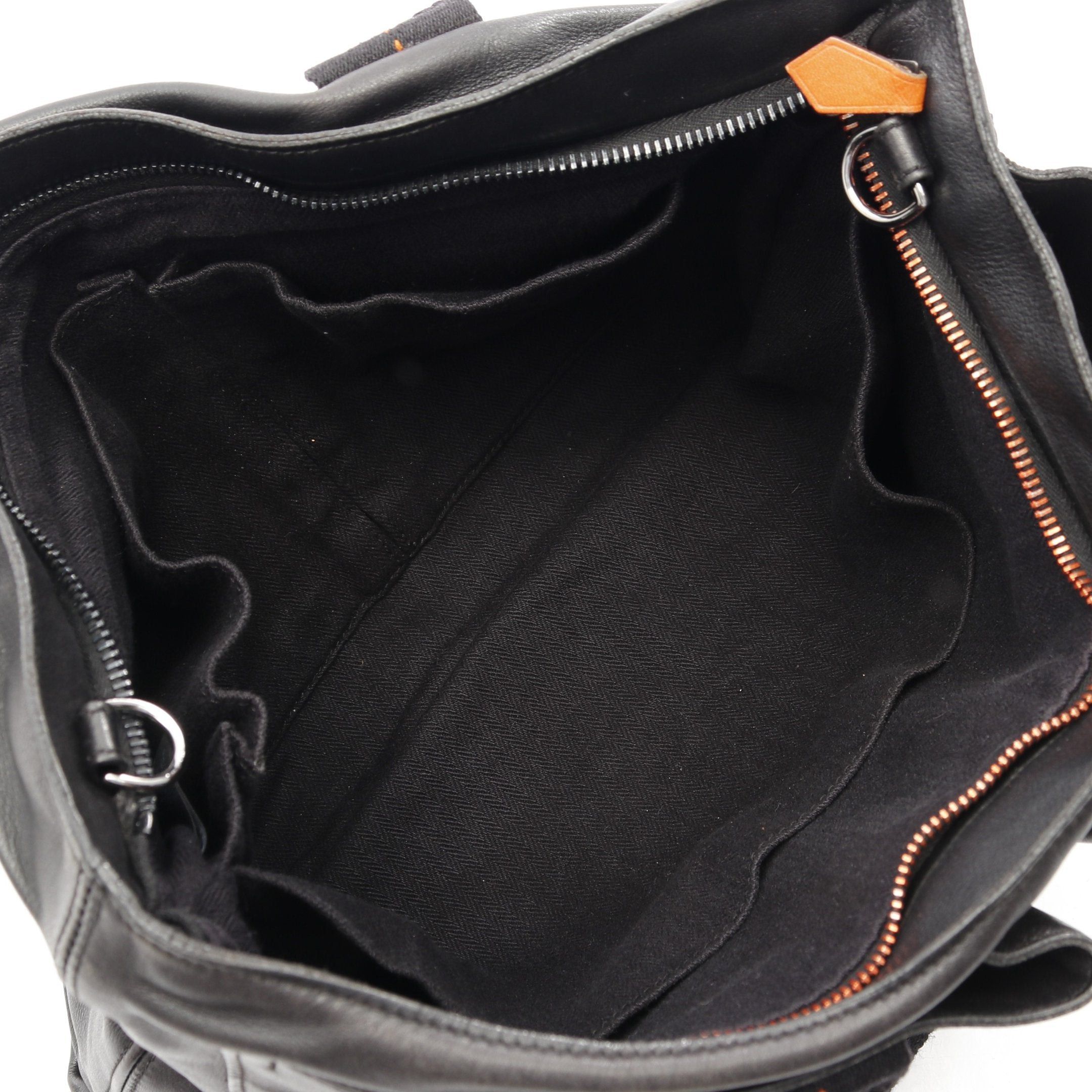 Hermes Hermes Caravan Horizontal Mm Handbag Veau Derma Black Silver Hardware Size ONE SIZE - 3 Thumbnail