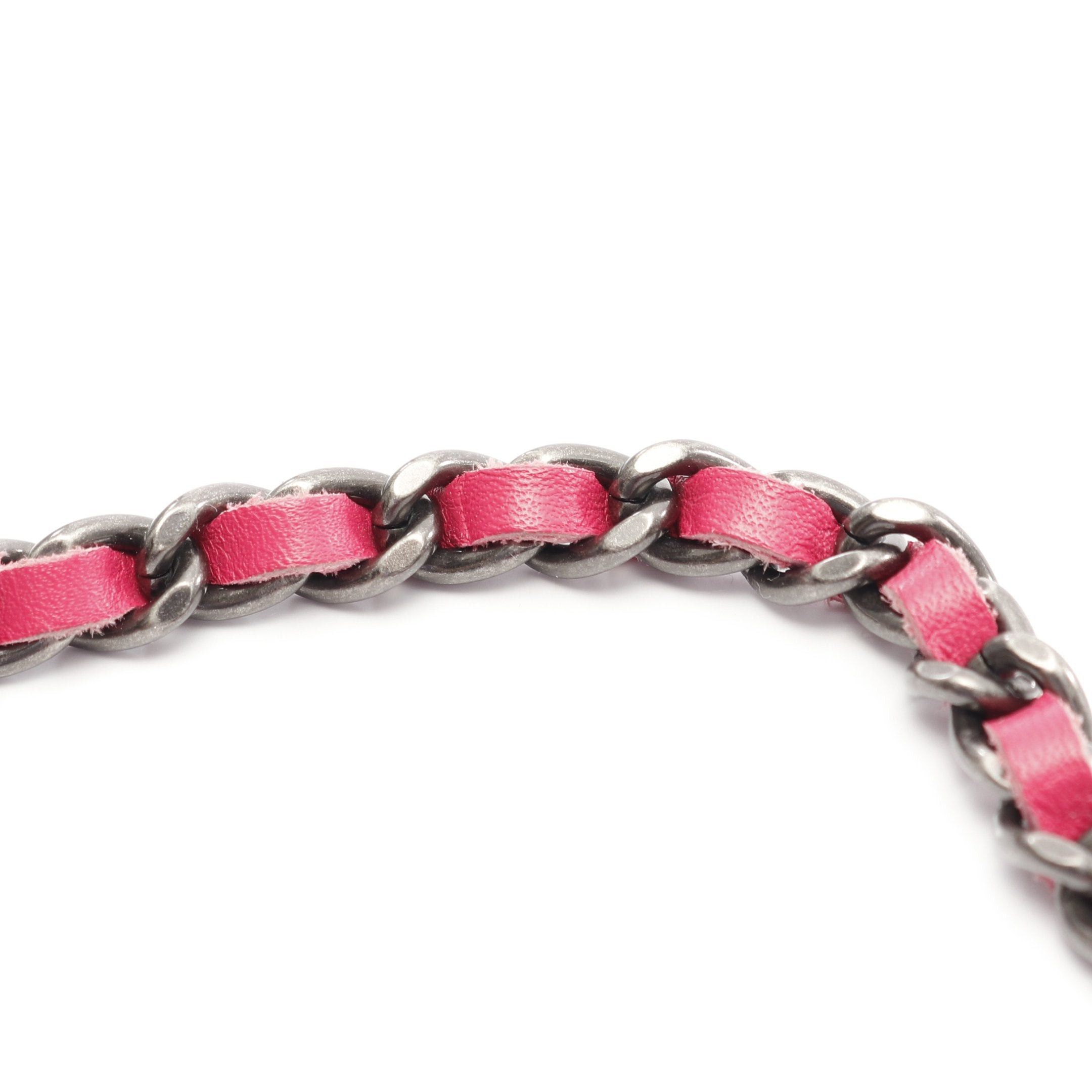 Chanel Chanel Boy Chanel Matelasse Chain Wallet Velor Lambskin Pink Purple Silver Hardware Size ONE SIZE - 7 Thumbnail