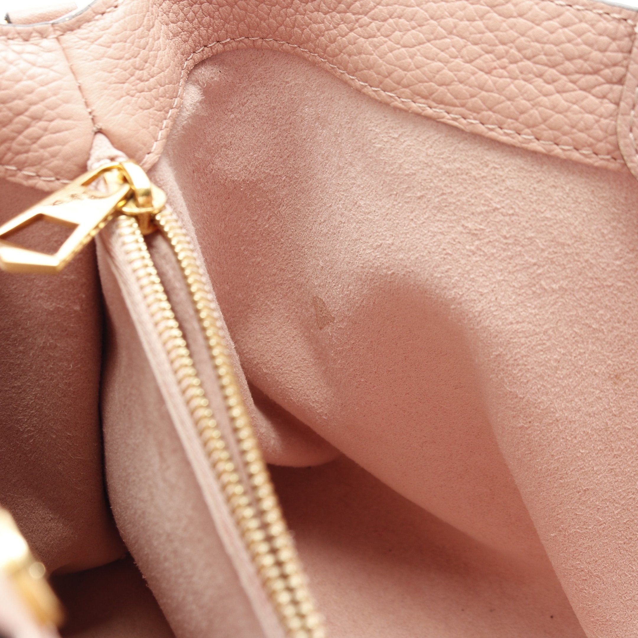 Louis Vuitton Louis Vuitton Brittany Damier Ebene Magnolia Handbag Leather Brown Coral Pink Size ONE SIZE - 13 Thumbnail