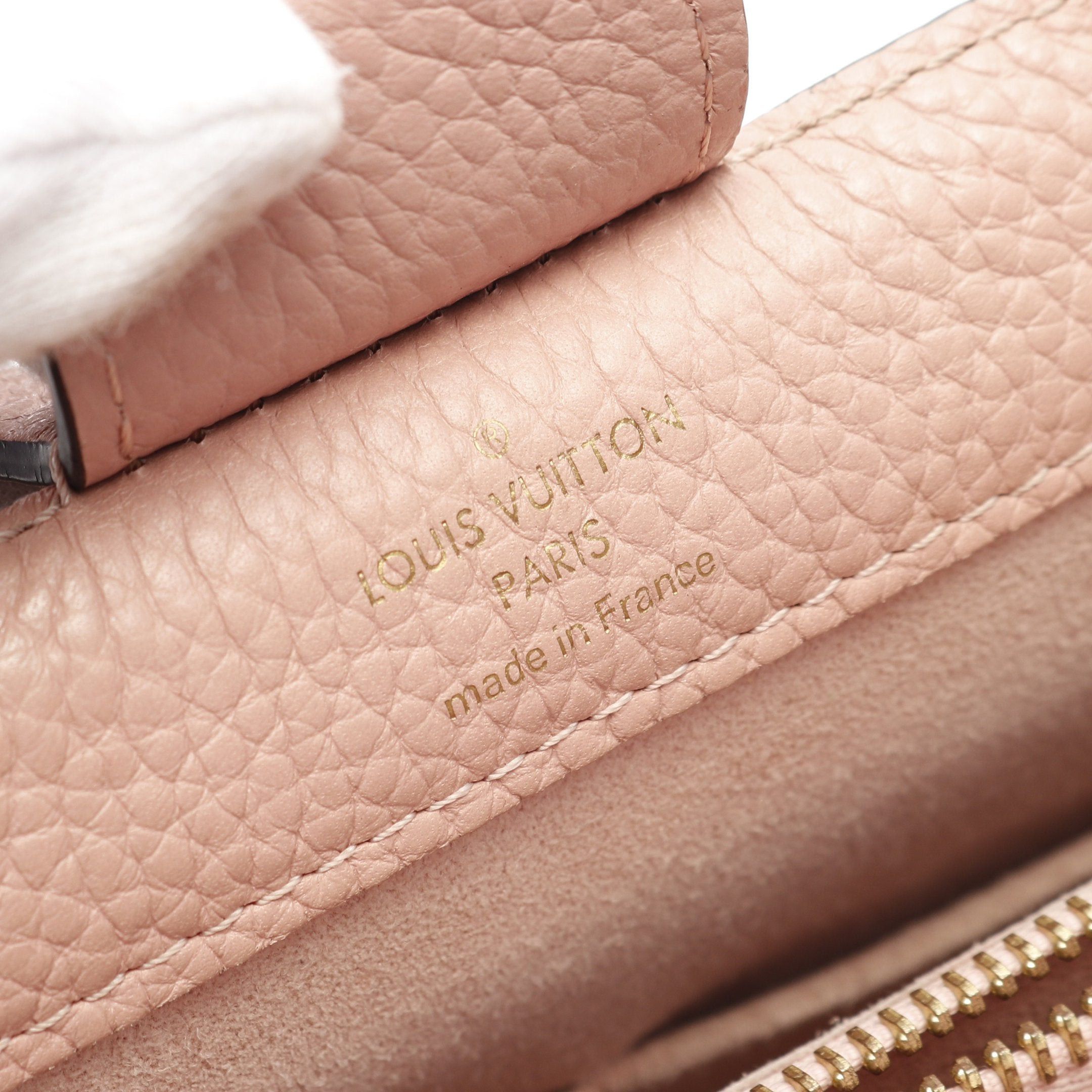 Louis Vuitton Louis Vuitton Brittany Damier Ebene Magnolia Handbag Leather Brown Coral Pink Size ONE SIZE - 4 Thumbnail