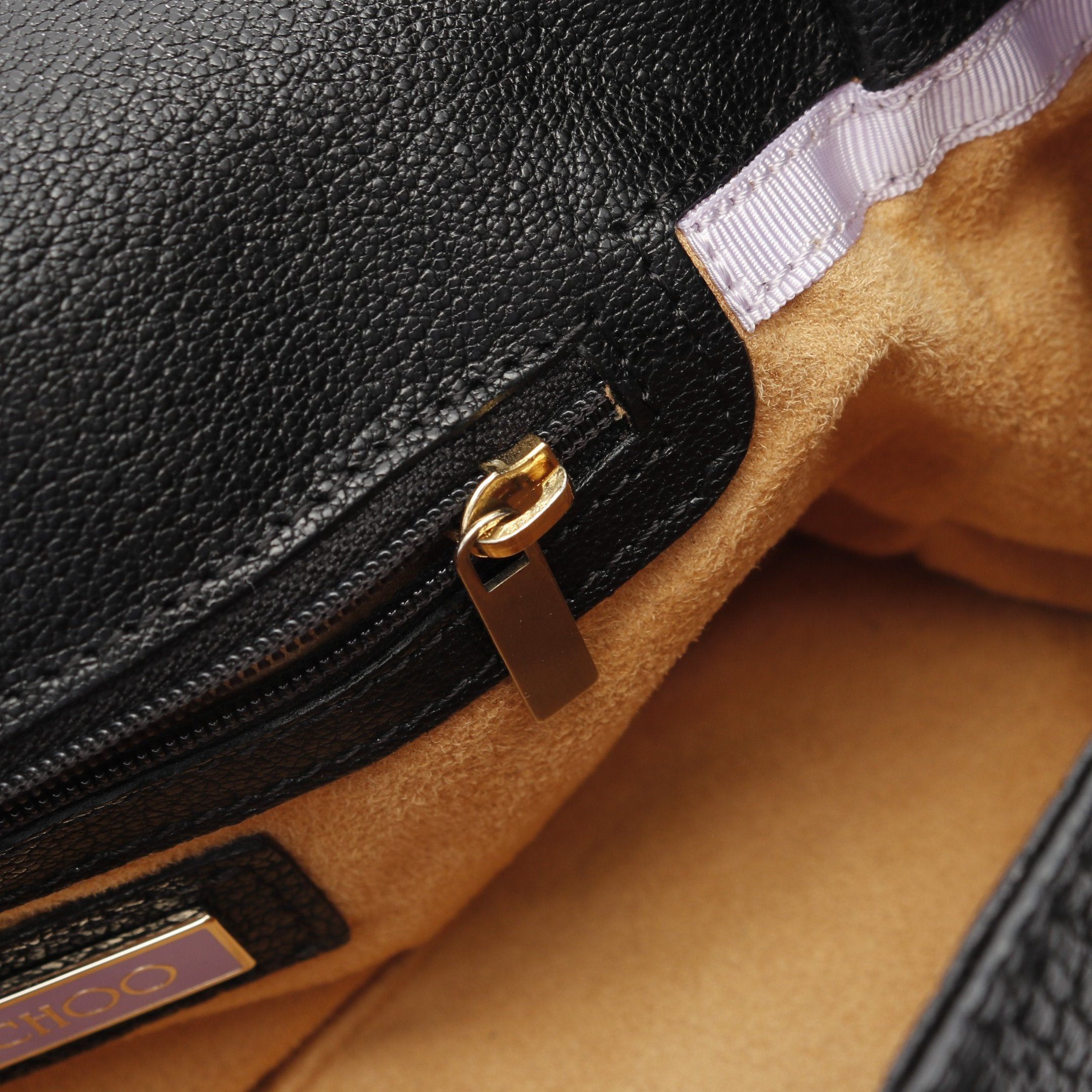 Jimmy Choo Jimmy Choo Handbag Leather Black Size ONE SIZE - 9 Thumbnail