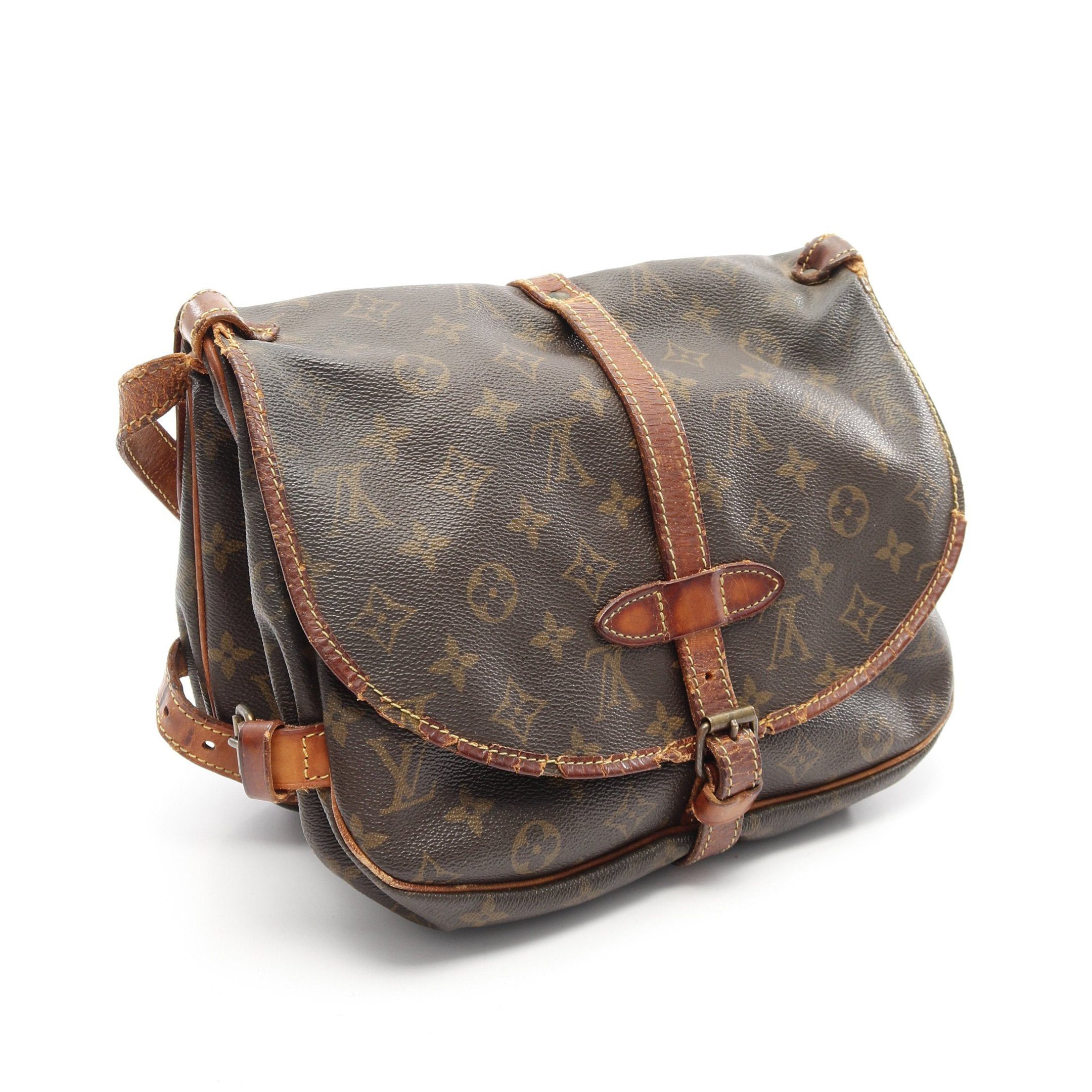 Louis Vuitton Louis Vuitton Saumur 30 Monogram Shoulder Bag Leather Brown Size ONE SIZE - 2 Thumbnail
