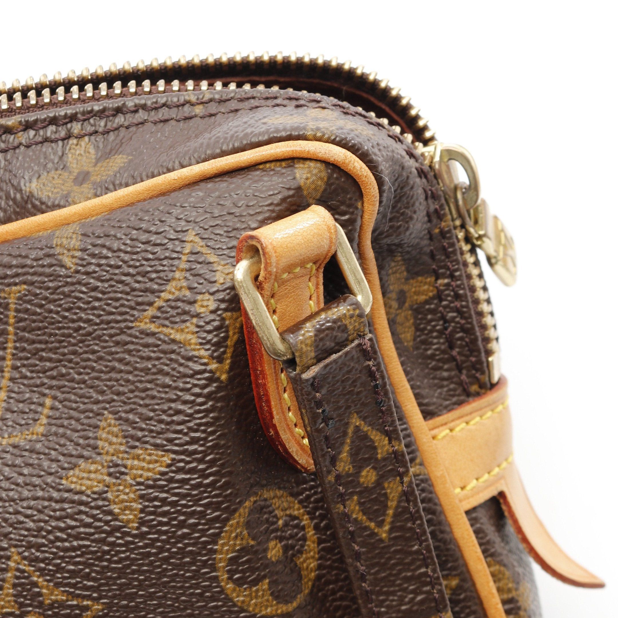 Louis Vuitton Louis Vuitton Marly Monogram Shoulder Bag Leather Brown Size ONE SIZE - 9 Thumbnail
