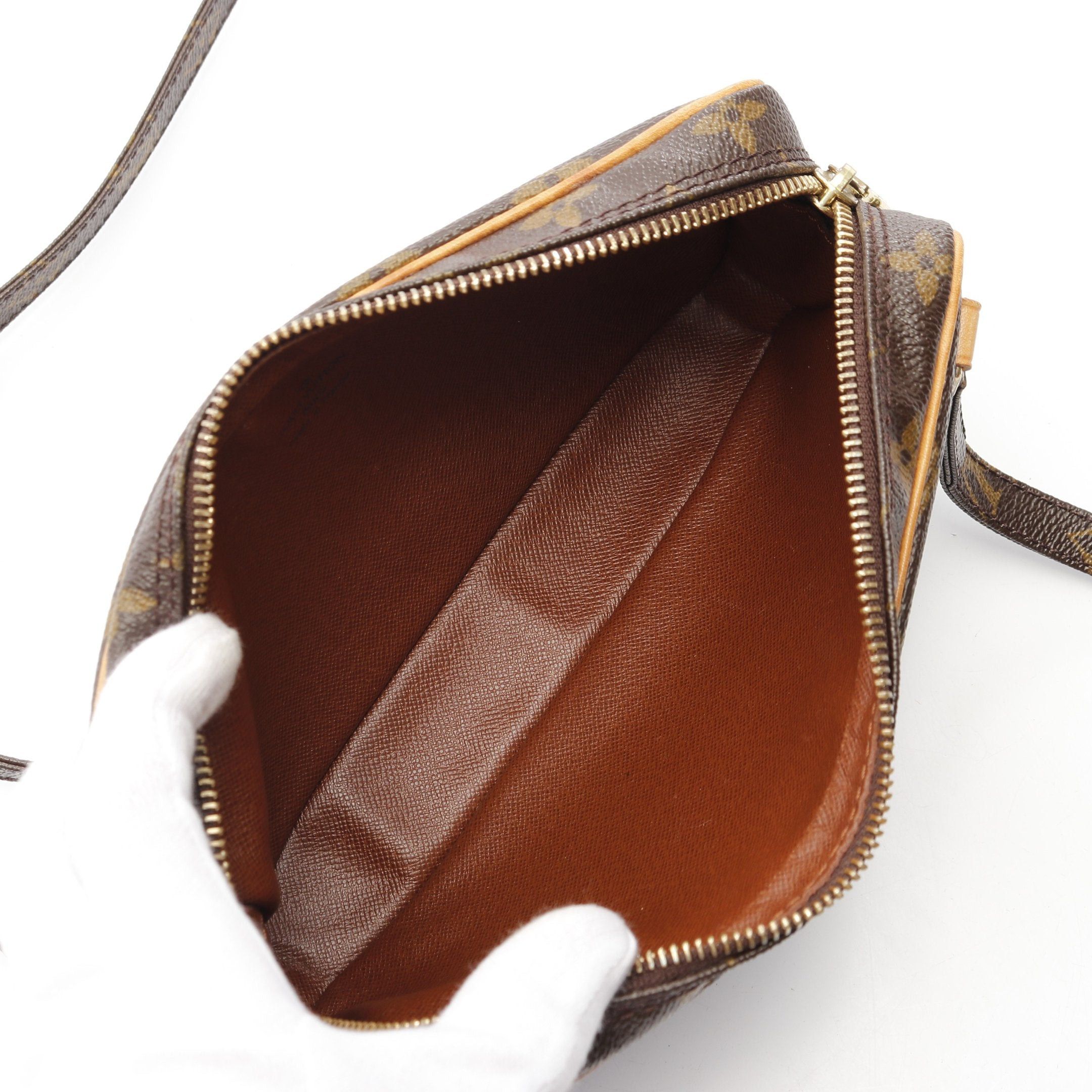 Louis Vuitton Louis Vuitton Marly Monogram Shoulder Bag Leather Brown Size ONE SIZE - 3 Thumbnail