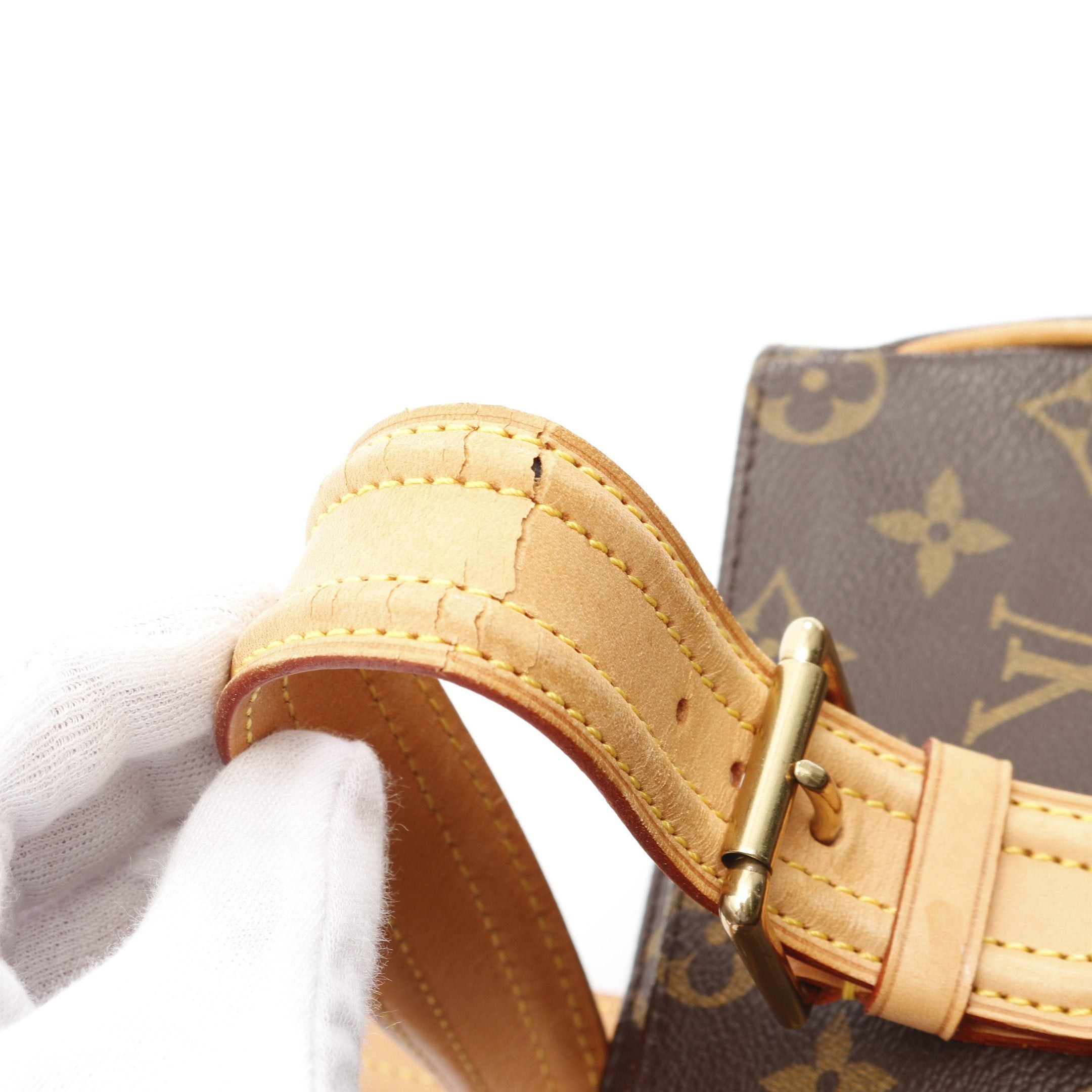 Louis Vuitton Louis Vuitton Multi-Priest Monogram Handbag Leather Brown Size ONE SIZE - 6 Thumbnail