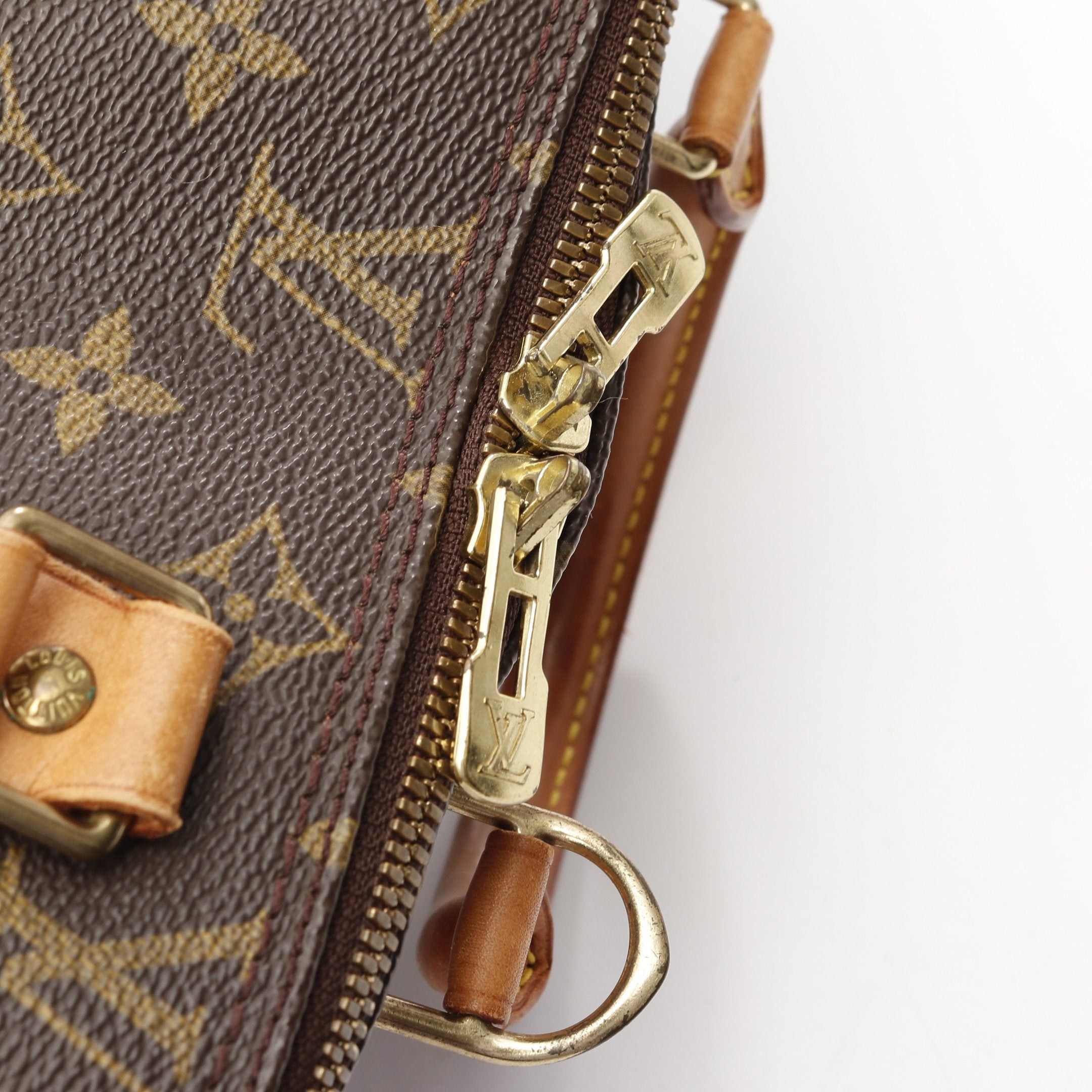 Louis Vuitton Louis Vuitton Alma Pm Monogram Handbag Leather Brown Size ONE SIZE - 10 Thumbnail
