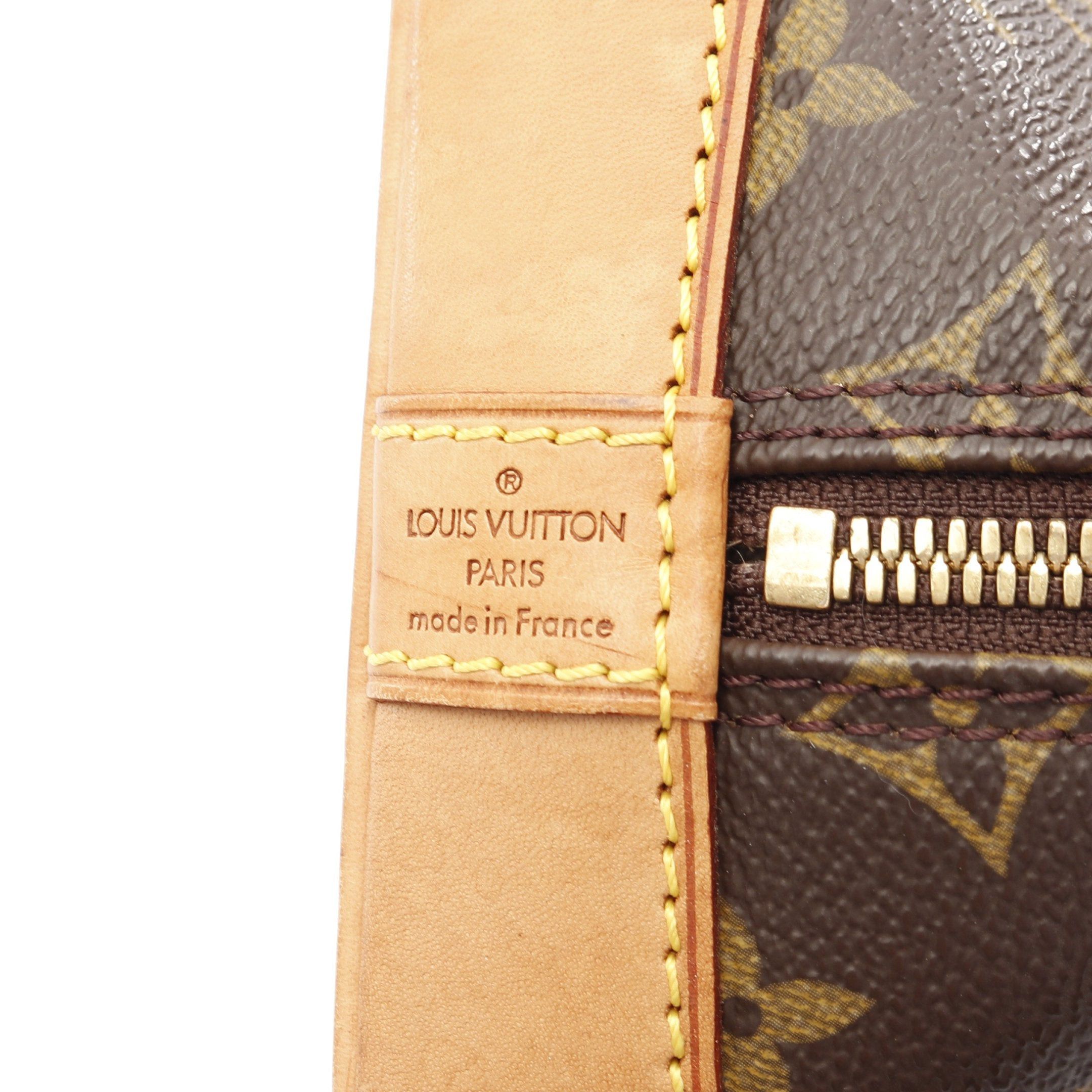 Louis Vuitton Louis Vuitton Alma Pm Monogram Handbag Leather Brown Size ONE SIZE - 4 Thumbnail