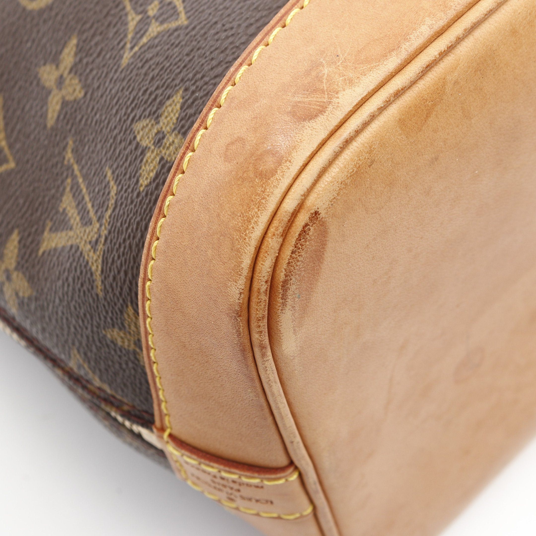 Louis Vuitton Louis Vuitton Alma Pm Monogram Handbag Leather Brown Size ONE SIZE - 7 Thumbnail