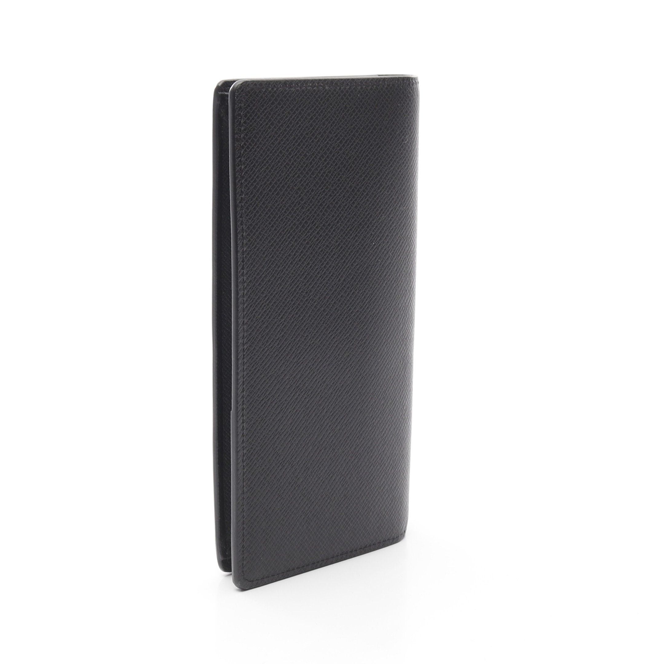 Louis Vuitton Louis Vuitton Portefeuil Brother Taiga Ardoise Bi-Fold Long Wallet Leather Black Size ONE SIZE - 2 Thumbnail