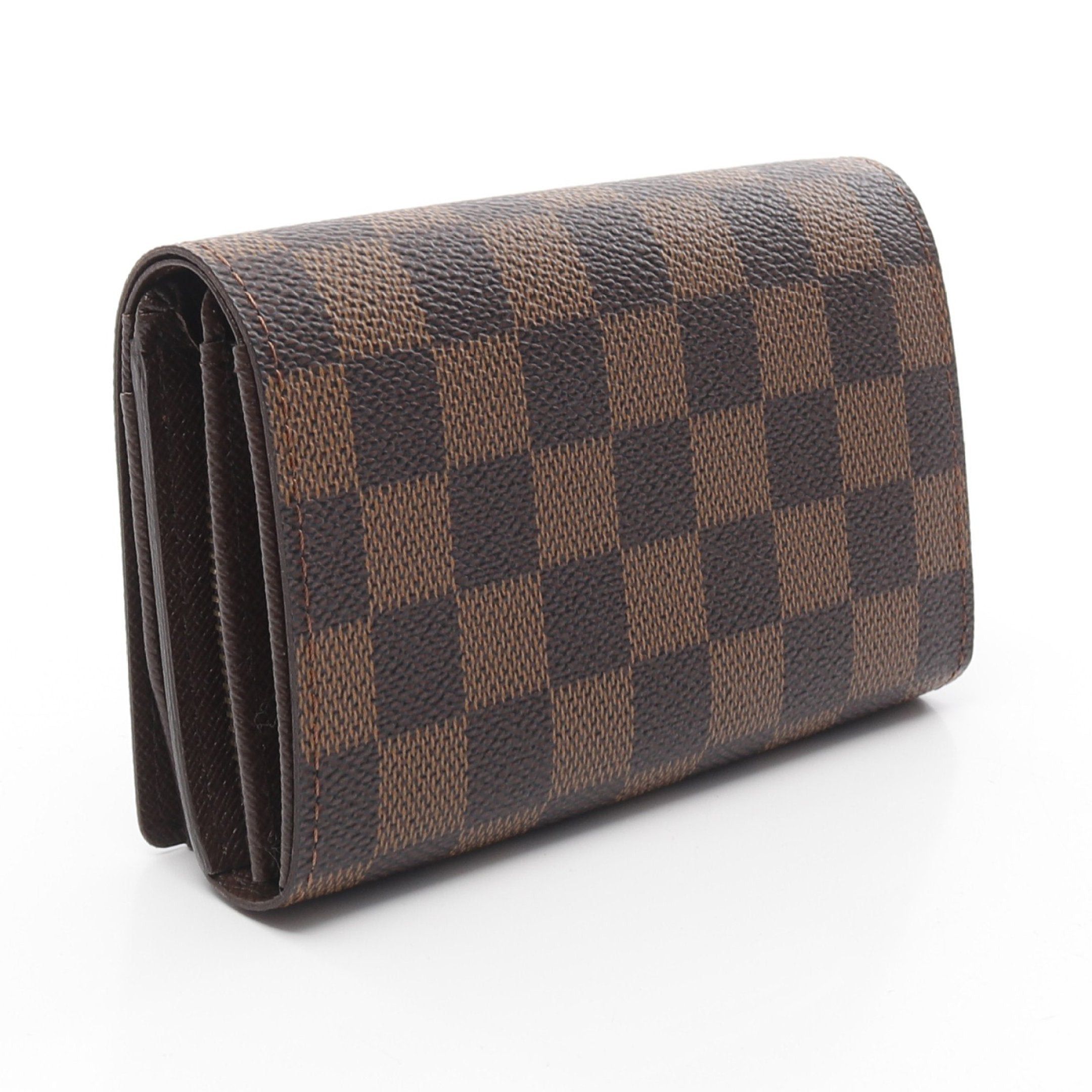 Louis Vuitton Louis Vuitton Portefeuil Tresor Damier Ebene Bi-Fold Wallet Brown Size ONE SIZE - 2 Thumbnail